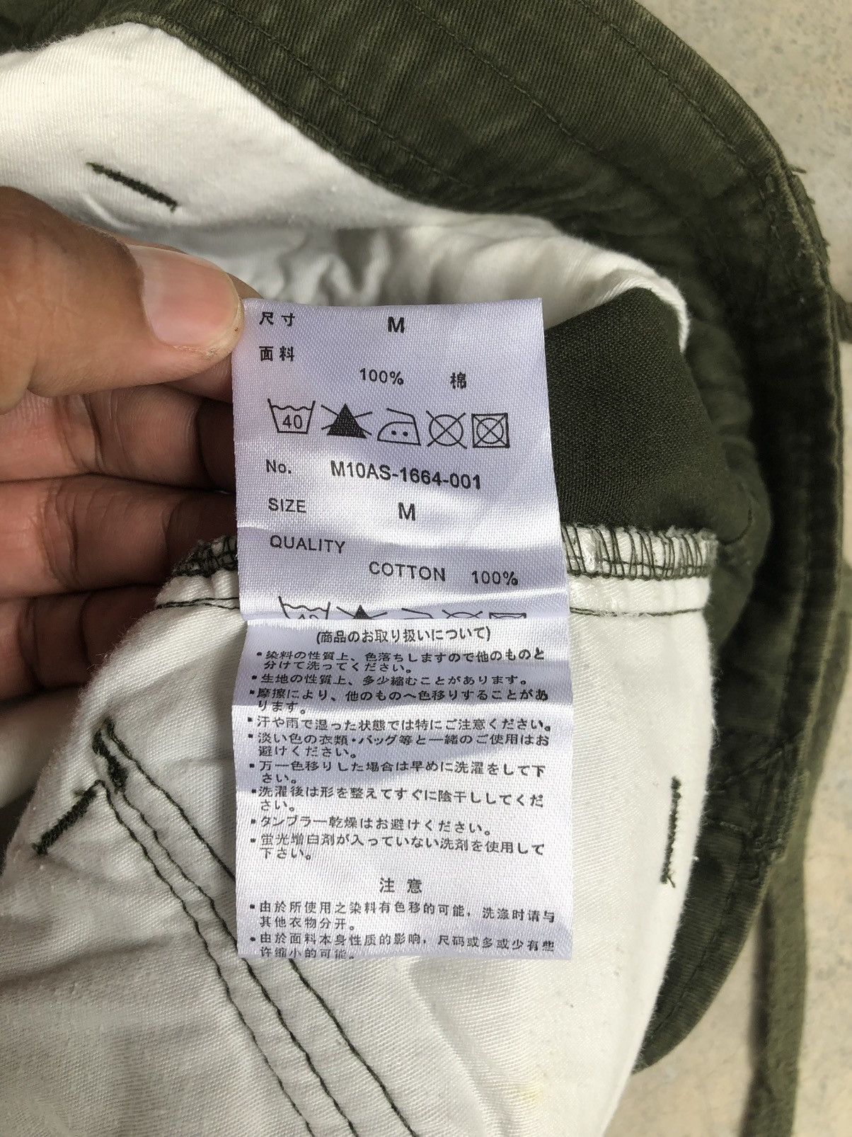 Japanese Brand lucy cargo pants tactical multipocket green Size US 33 - 13 Thumbnail