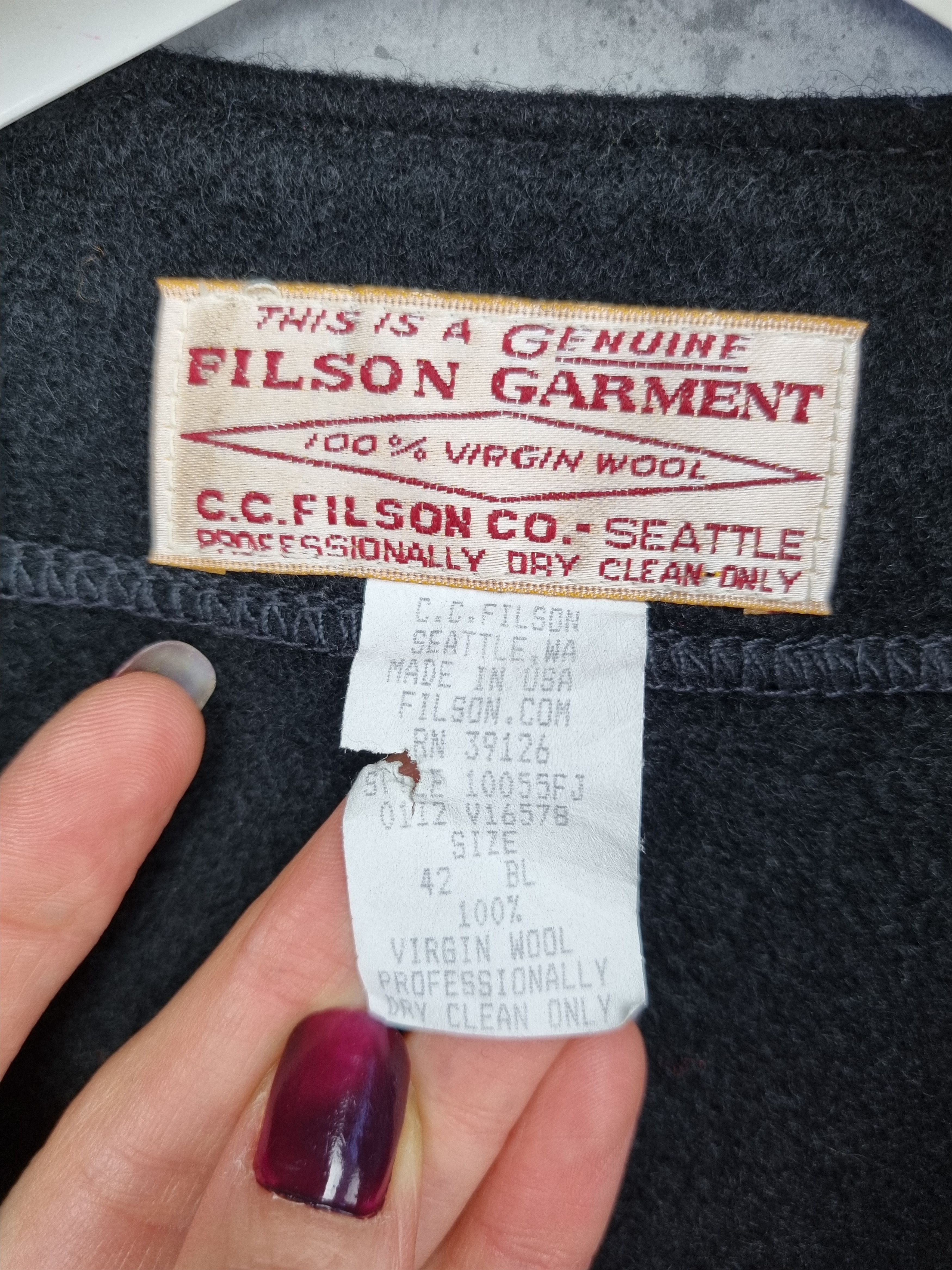 Filson Rare Filson Garment Wool Multipockets Utility Vest Size US M / EU 48-50 / 2 - 7 Thumbnail