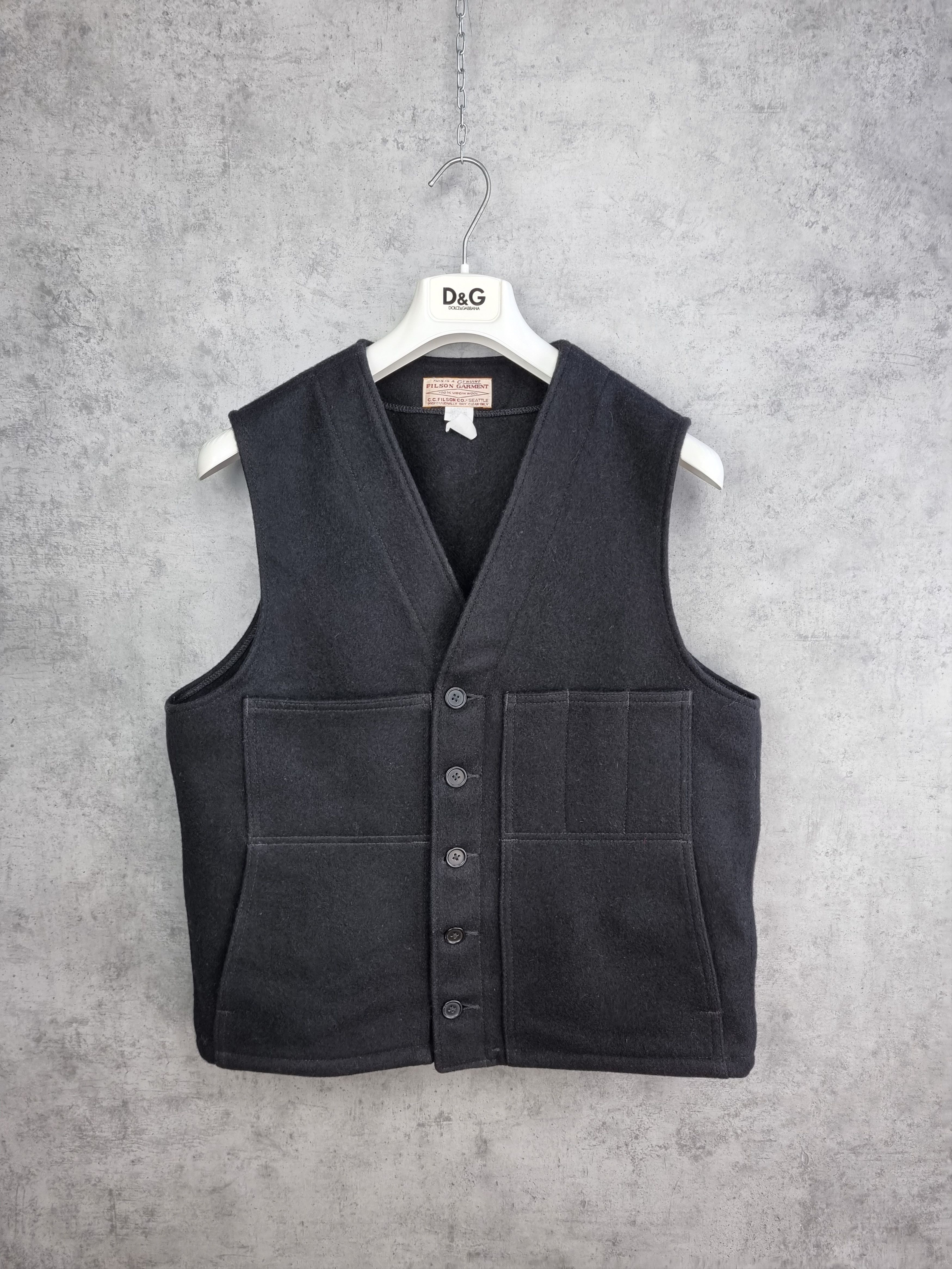 Filson Rare Filson Garment Wool Multipockets Utility Vest Size US M / EU 48-50 / 2 - 3 Thumbnail