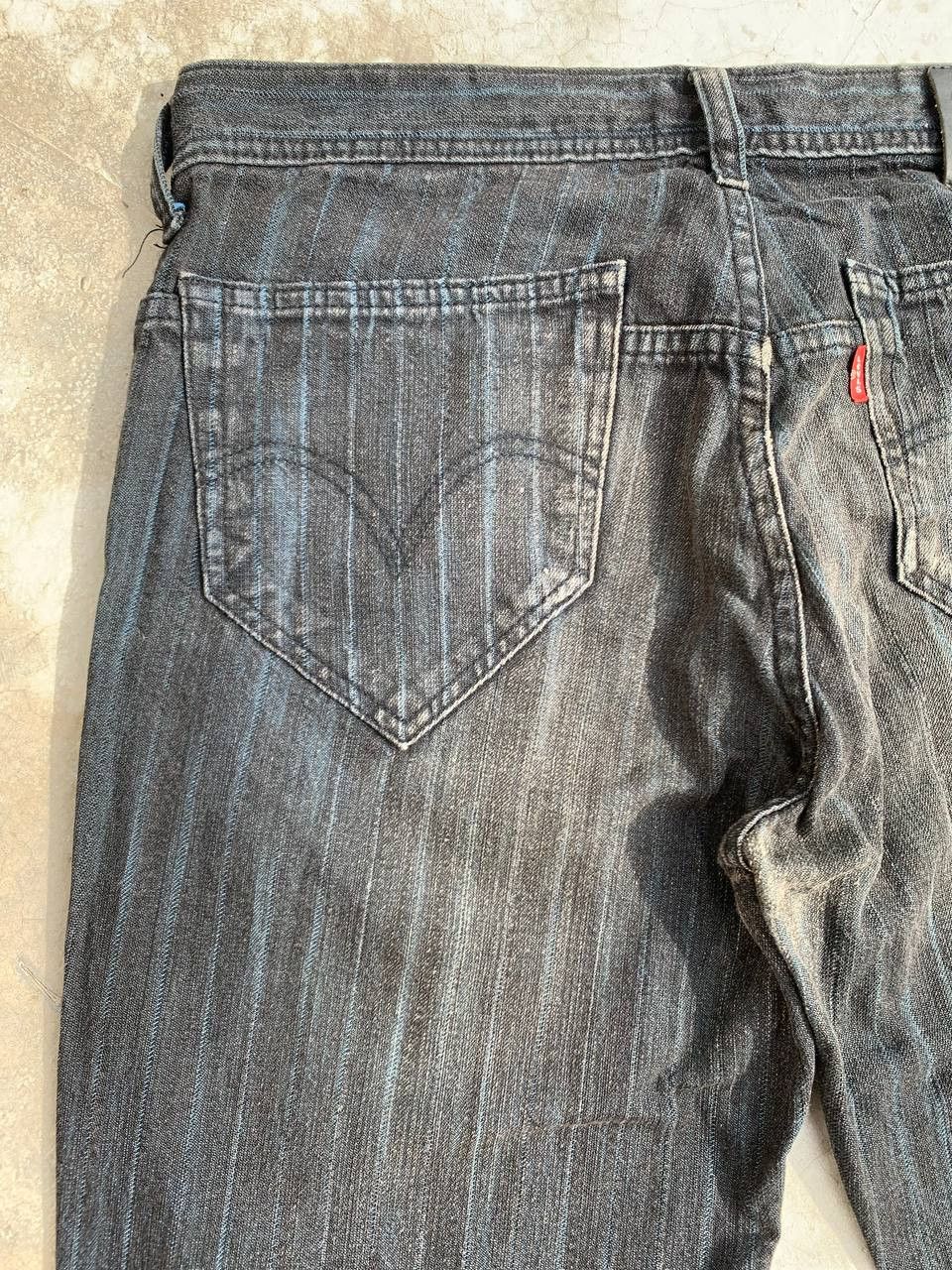 Levi's Vintage Levi's Japan Charcoal Hickory Stripe Wabash Pants Size US 34 / EU 50 - 7 Thumbnail