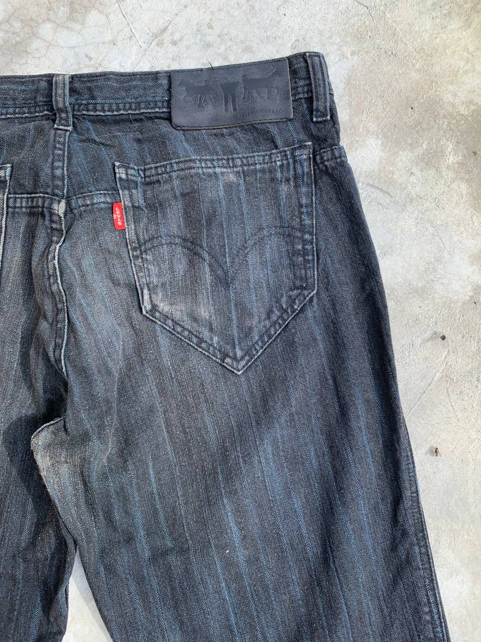 Levi's Vintage Levi's Japan Charcoal Hickory Stripe Wabash Pants Size US 34 / EU 50 - 6 Thumbnail