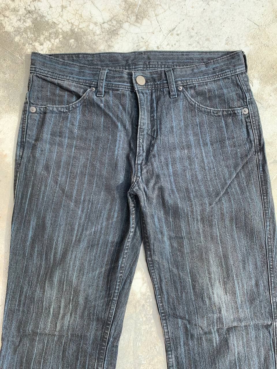 Levi's Vintage Levi's Japan Charcoal Hickory Stripe Wabash Pants Size US 34 / EU 50 - 3 Thumbnail