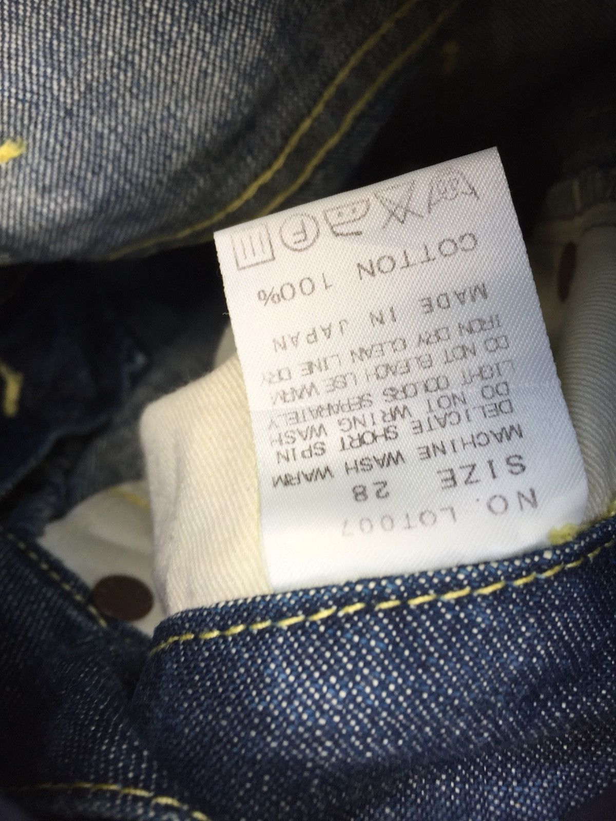 Hysteric Glamour × If Six Was Nine × Number (N)ine Japan Brand Yen Jeans Double Waist Drawstring Size US 28 / EU 44 - 9 Thumbnail