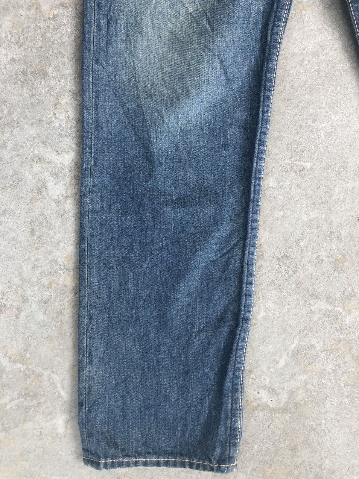 Japanese Brand Vintage Co & Lu Daicock Selvedge Big Logo Painted Size US 30 / EU 46 - 7 Thumbnail