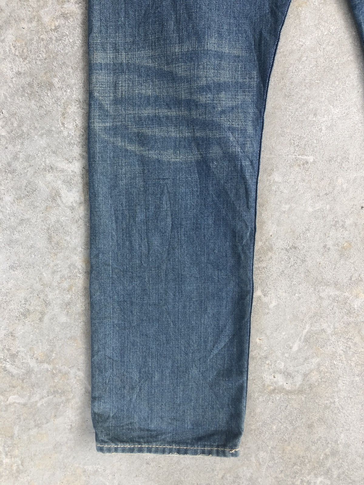 Japanese Brand Vintage Co & Lu Daicock Selvedge Big Logo Painted Size US 30 / EU 46 - 12 Thumbnail