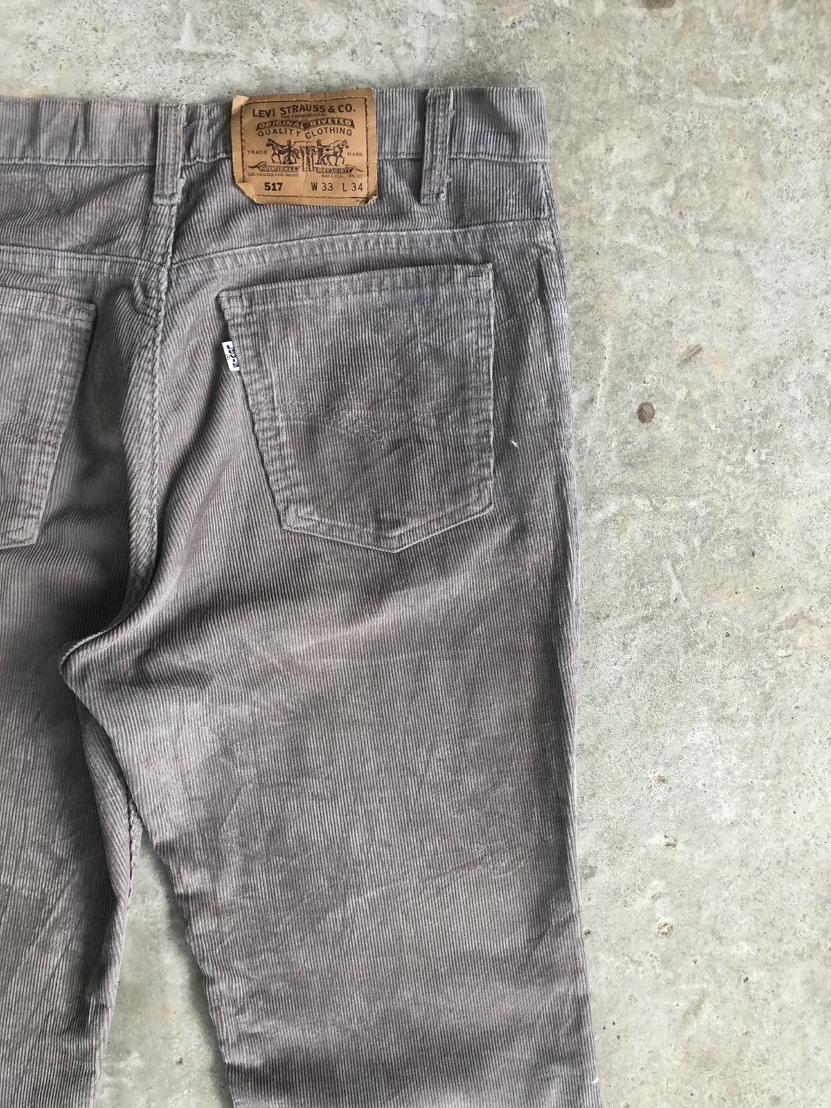 If Six Was Nine Vintage 90’s Levi’s Flared Jeans Corduroy Pants 517 Size US 32 / EU 48 - 8 Thumbnail