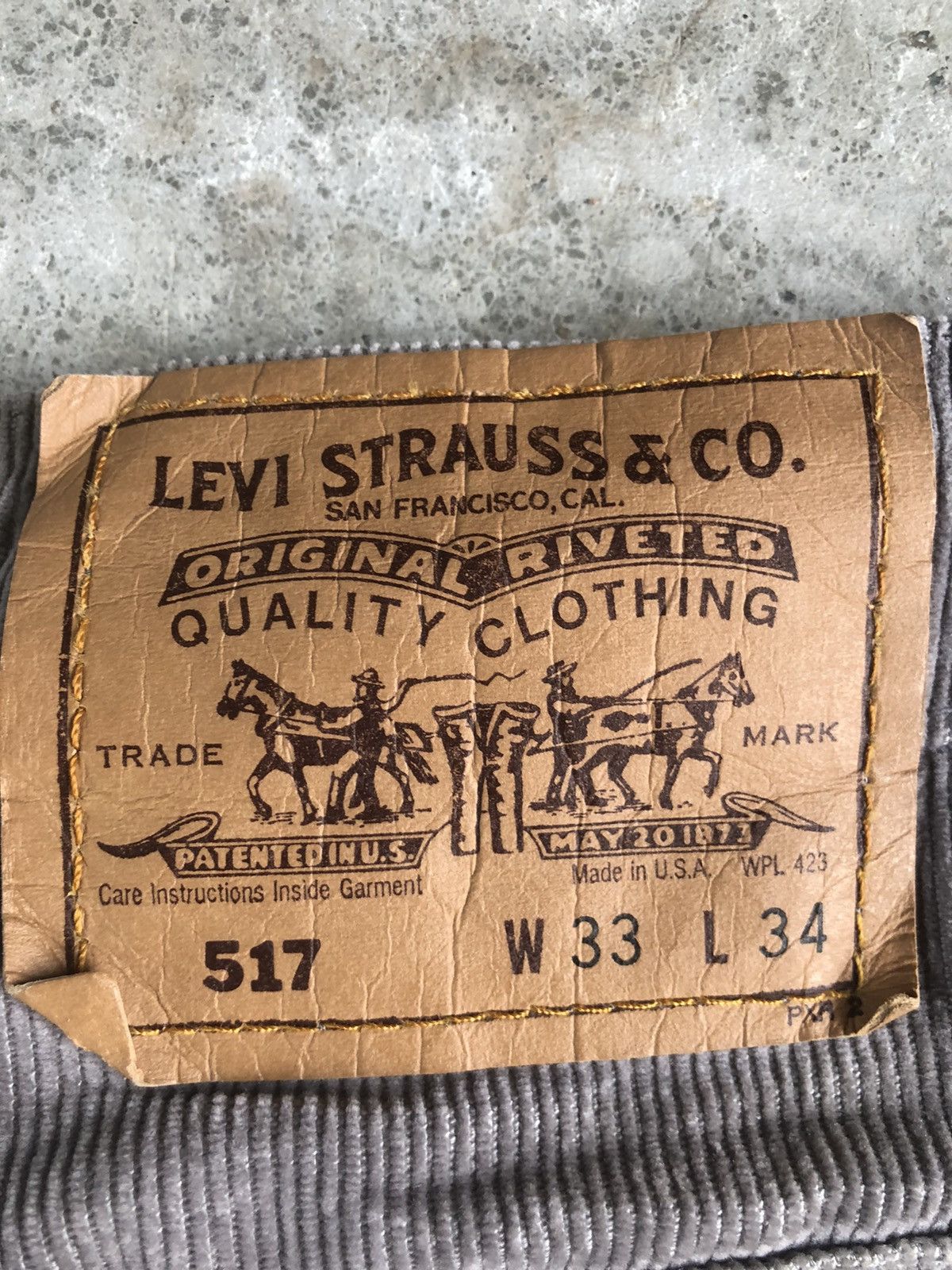 If Six Was Nine Vintage 90’s Levi’s Flared Jeans Corduroy Pants 517 Size US 32 / EU 48 - 12 Thumbnail