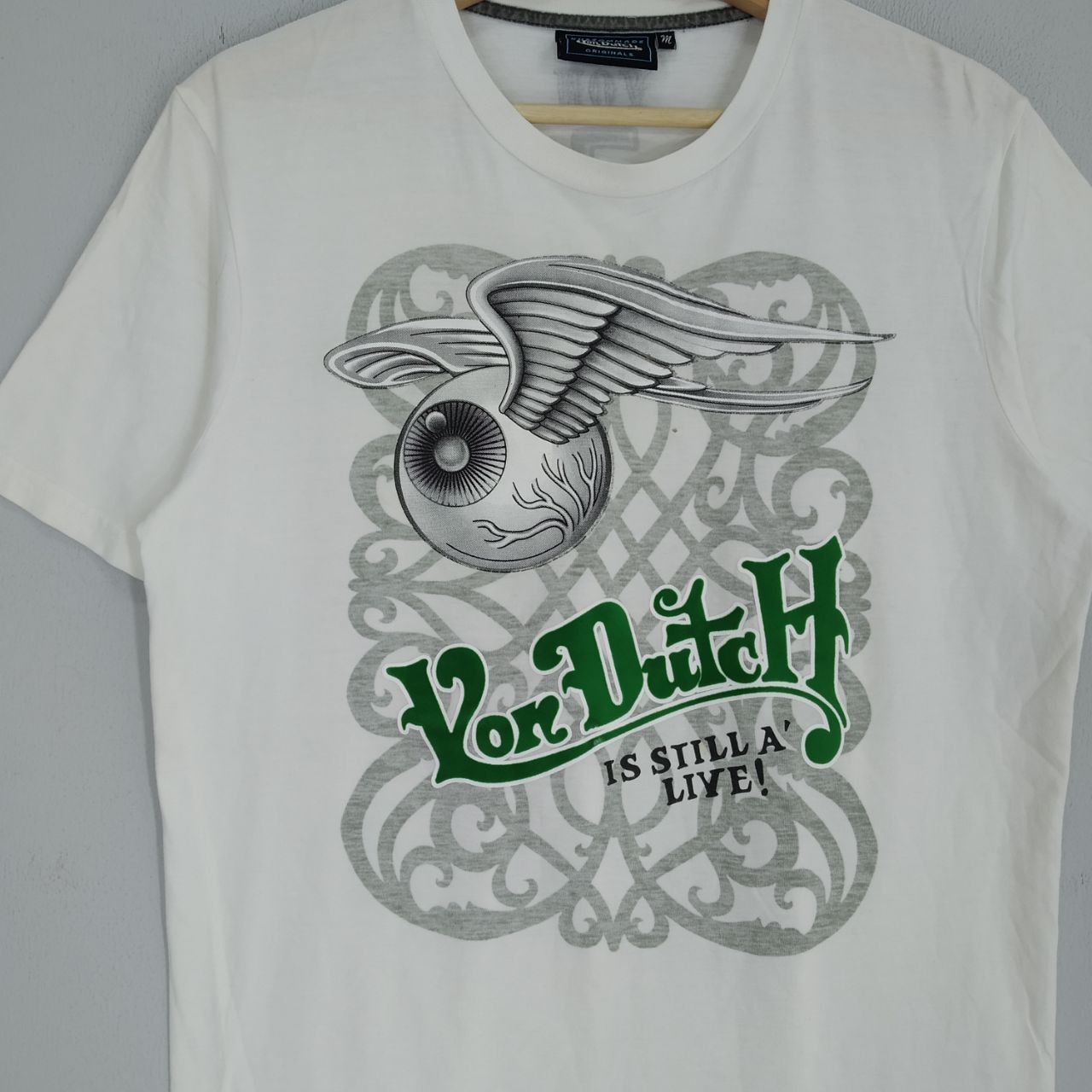 Vintage Von Dutch Apparel Big Printed Fashion T-shirt Size US M / EU 48-50 / 2 - 4 Thumbnail