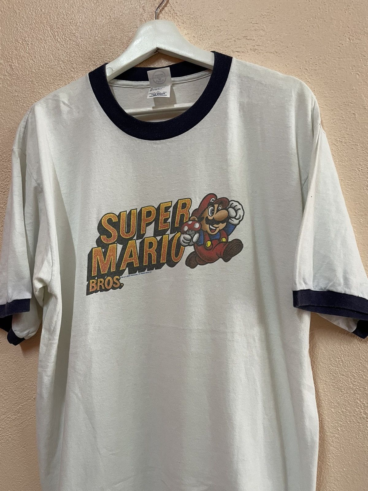 Cartoon Network Vintage 2003 Super Mario Bros t-shirt Nintendo Video Game Size US L / EU 52-54 / 3 - 2 Thumbnail