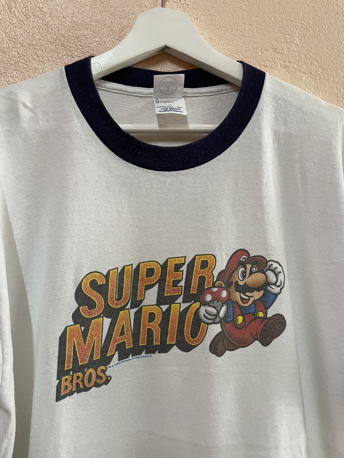 Cartoon Network Vintage 2003 Super Mario Bros t-shirt Nintendo Video Game Size US L / EU 52-54 / 3 - 3 Thumbnail