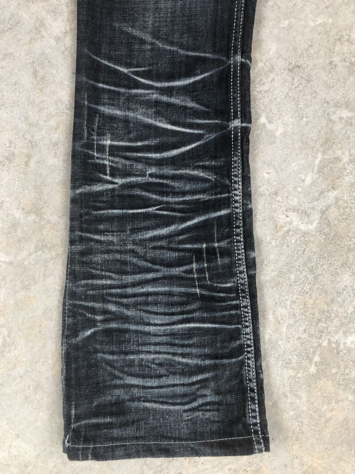 semanticdesign Semantic Design Punk Style Flared Jeans Distressed Jeans Size US 34 / EU 50 - 6 Thumbnail