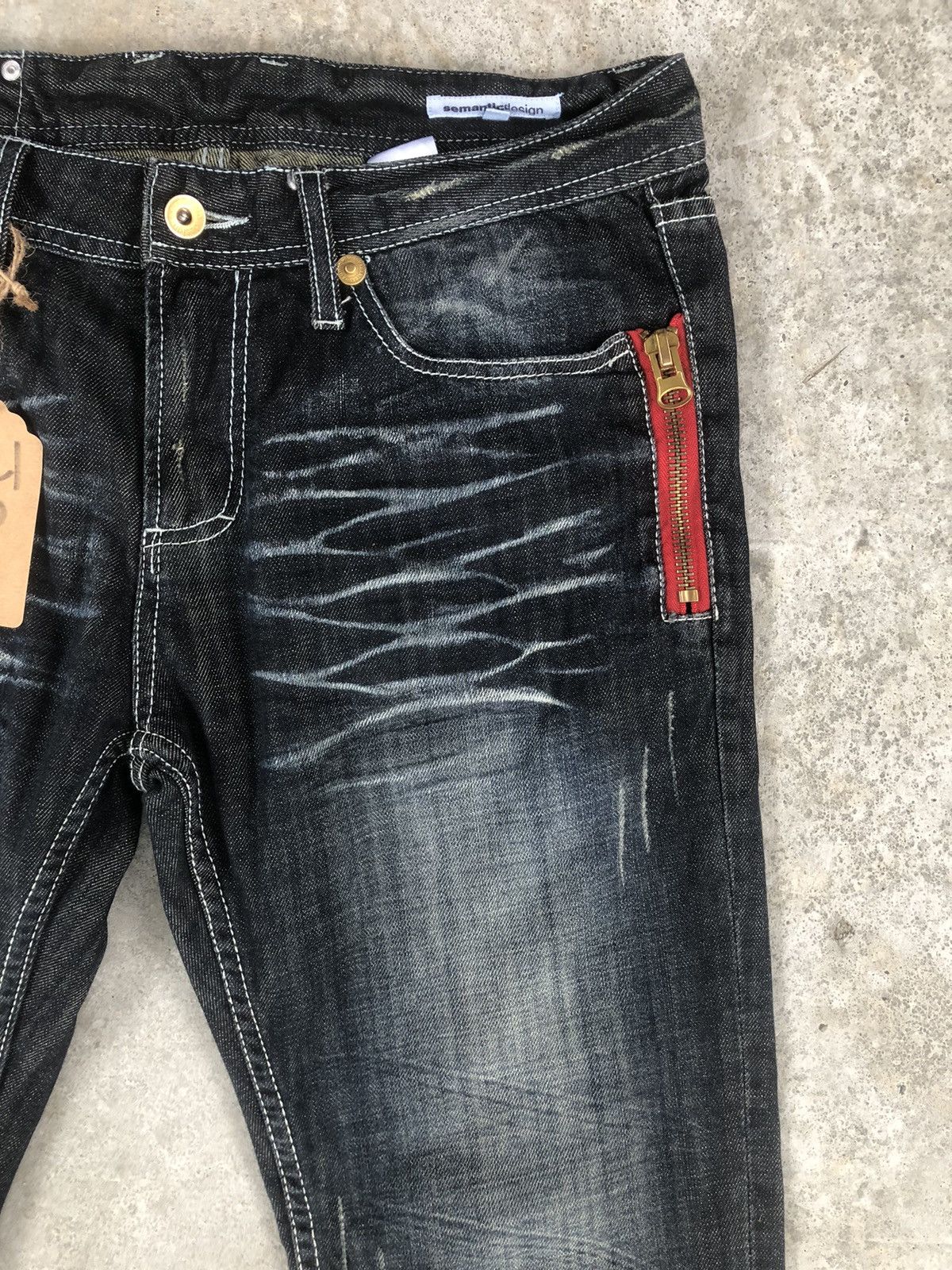 semanticdesign Semantic Design Punk Style Flared Jeans Distressed Jeans Size US 34 / EU 50 - 5 Thumbnail