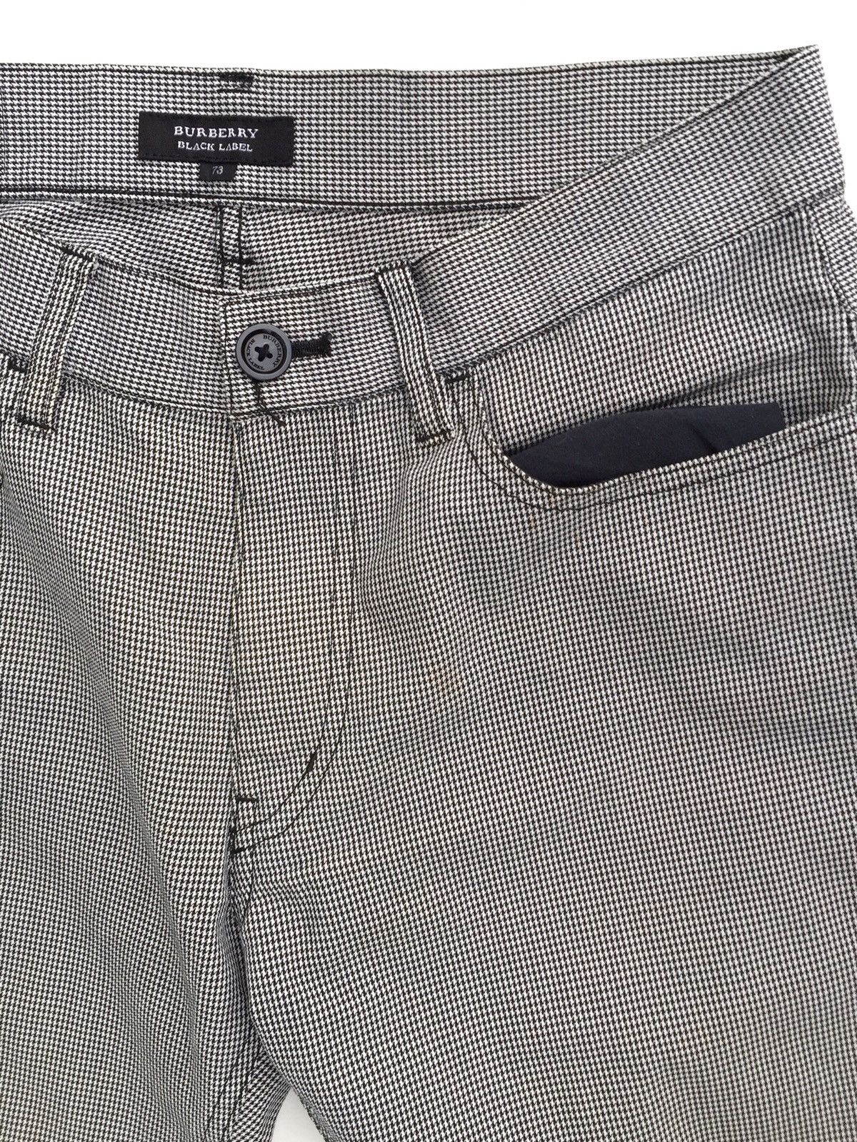 Burberry Vintage Burberry Black Label Houndstooth Checkered Pants Size US 30 / EU 46 - 2 Thumbnail