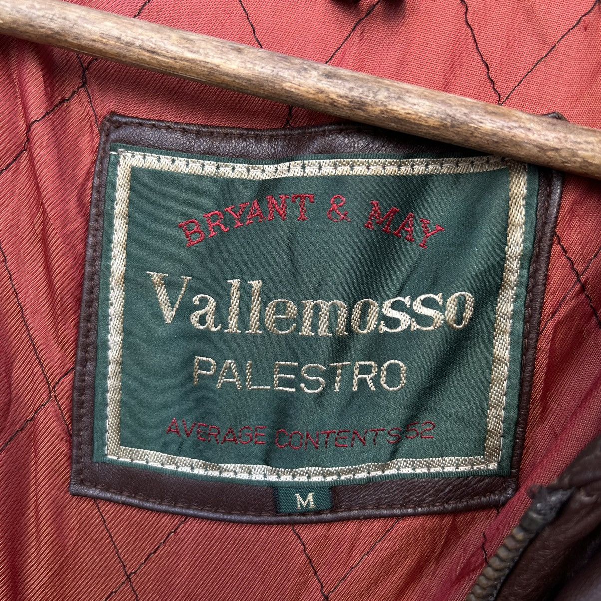 Japanese Brand VINTAGE CARGO MULTI POCKET LEATHER JACKET VALLEMOSSO Size US M / EU 48-50 / 2 - 12 Thumbnail