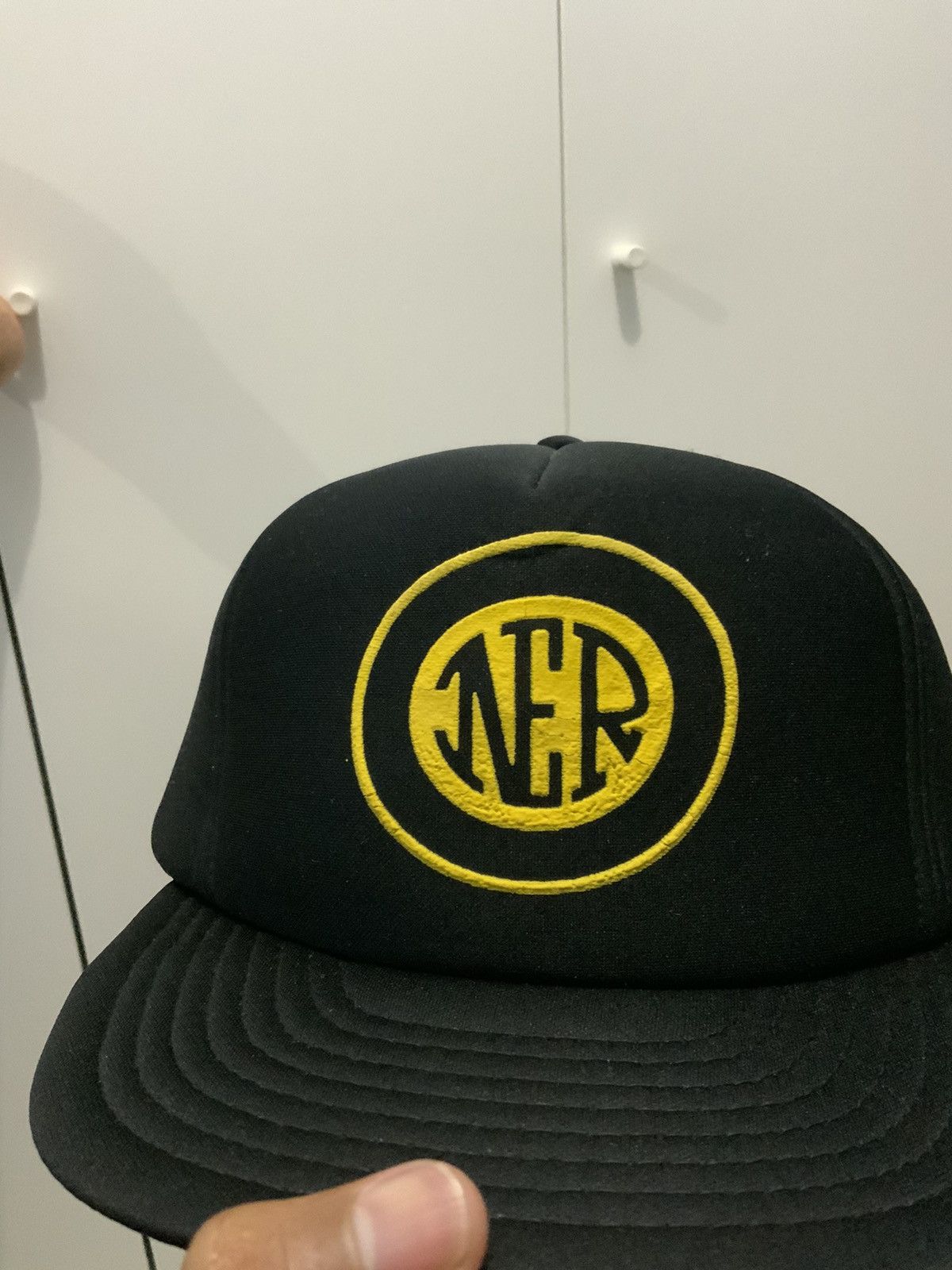 Japanese Brand Vintage Ner Black Hat Size ONE SIZE - 10 Thumbnail