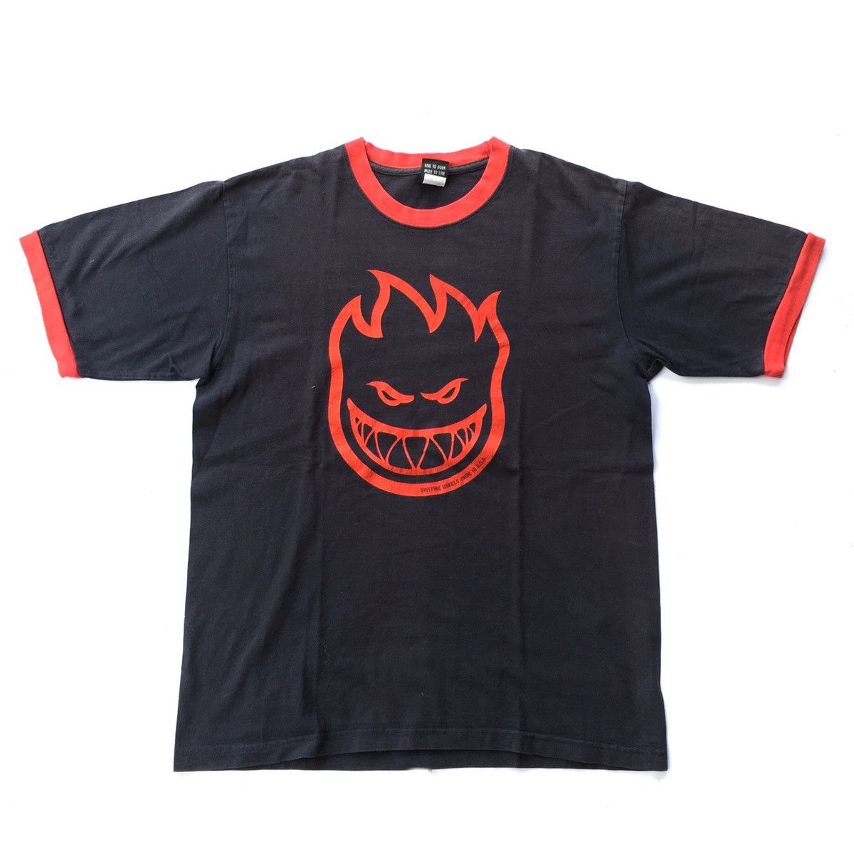 Spitfire × Vintage Spitfire wheels Ringer t shirt Size US L / EU 52-54 / 3 - 1 Thumbnail