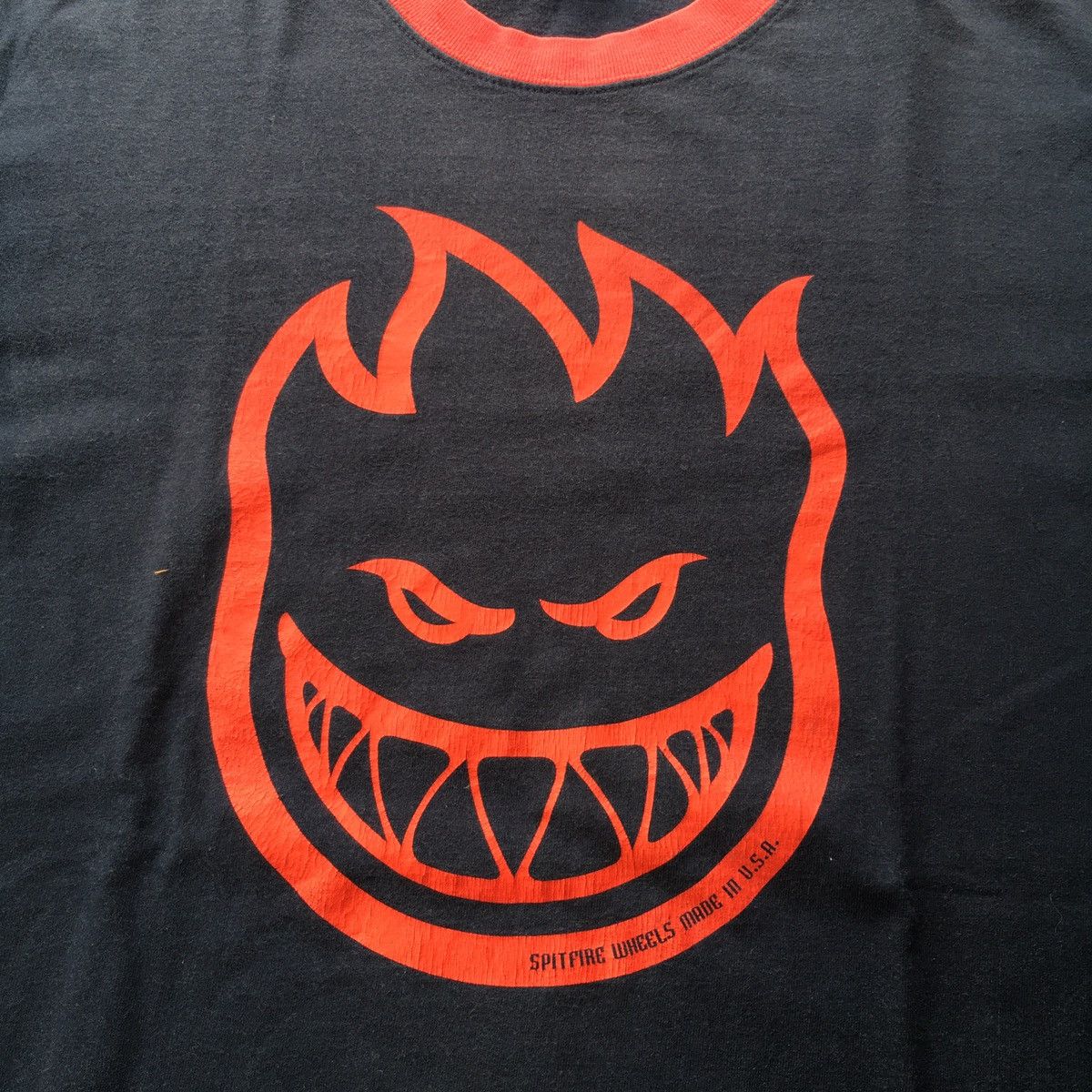 Spitfire × Vintage Spitfire wheels Ringer t shirt Size US L / EU 52-54 / 3 - 2 Thumbnail