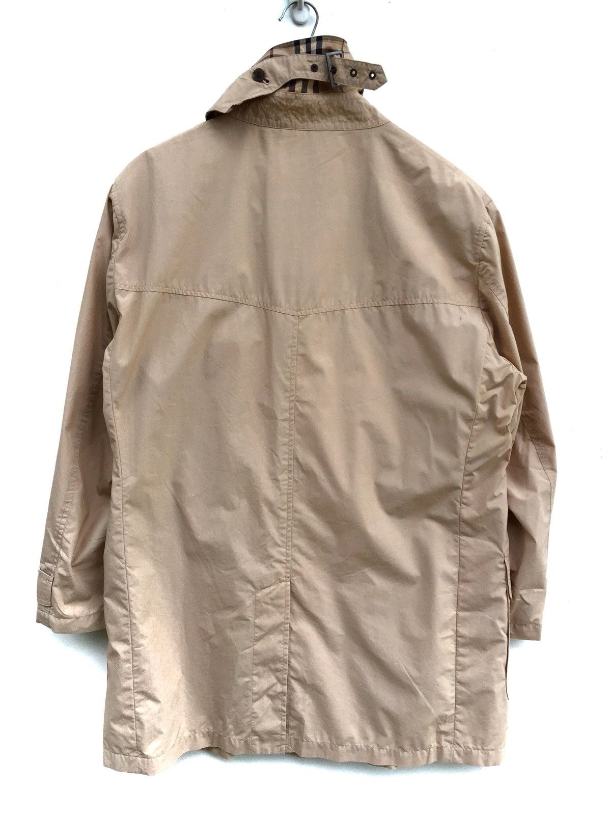 Burberry Vintage 90s Burberry London Trench Coat Jacket Overcoat Size US L / EU 52-54 / 3 - 3 Thumbnail