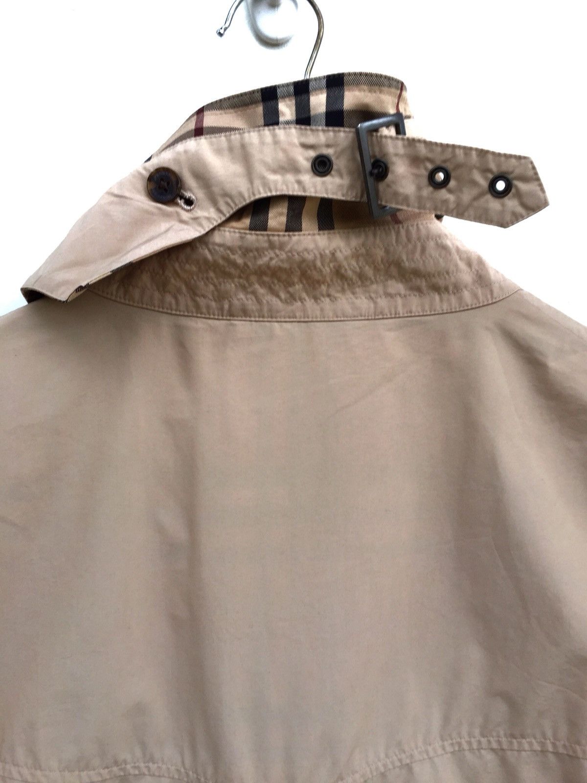 Burberry Vintage 90s Burberry London Trench Coat Jacket Overcoat Size US L / EU 52-54 / 3 - 7 Thumbnail