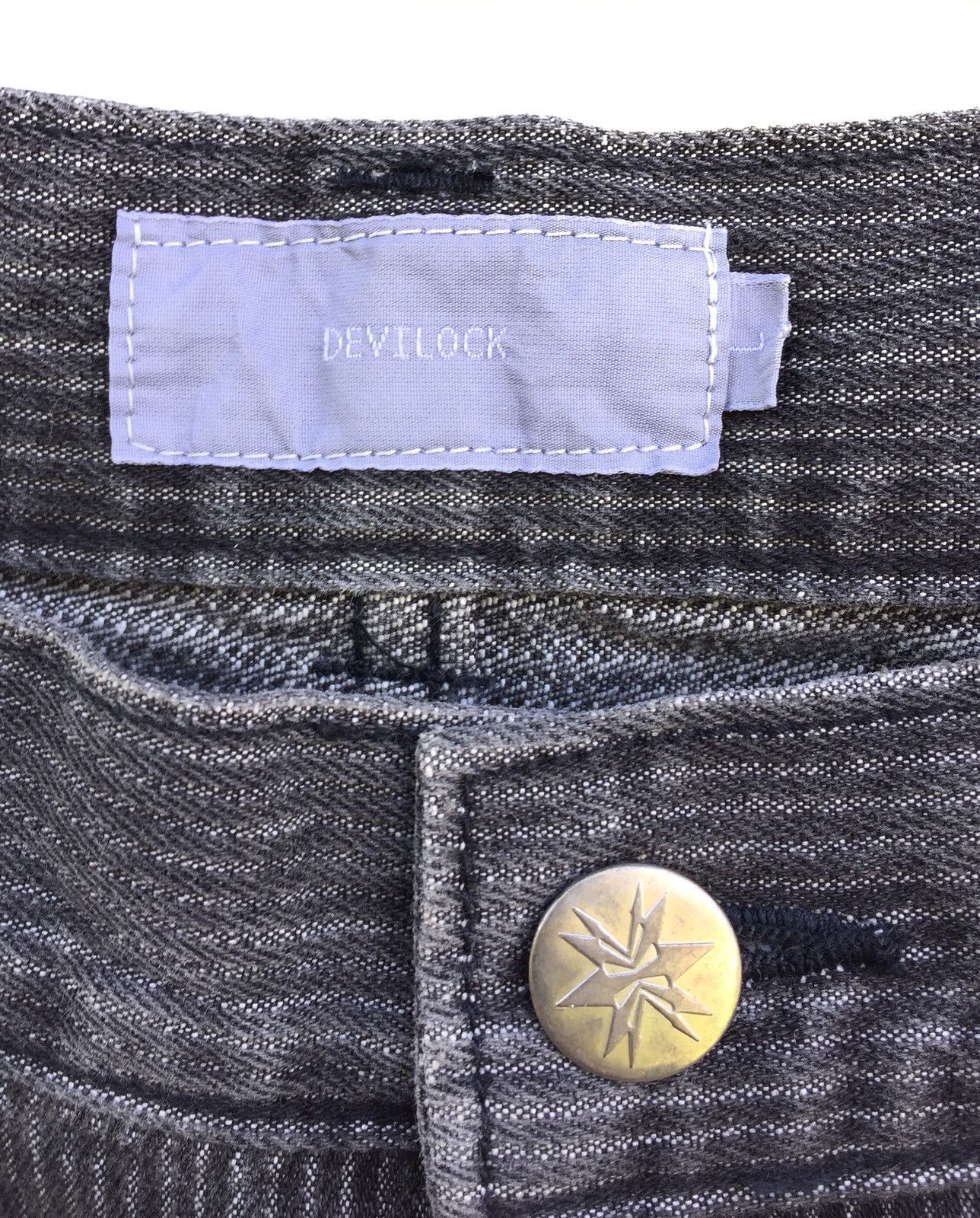 Devilock Japanese Brand Devilock Pinstripes Denim Made In Japan Size US 32 / EU 48 - 7 Thumbnail