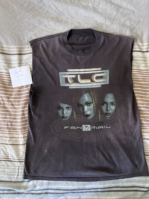 Vintage RARE Vintage TLC 'Fanmail' Tour Cut-off T-Shirt | Grailed