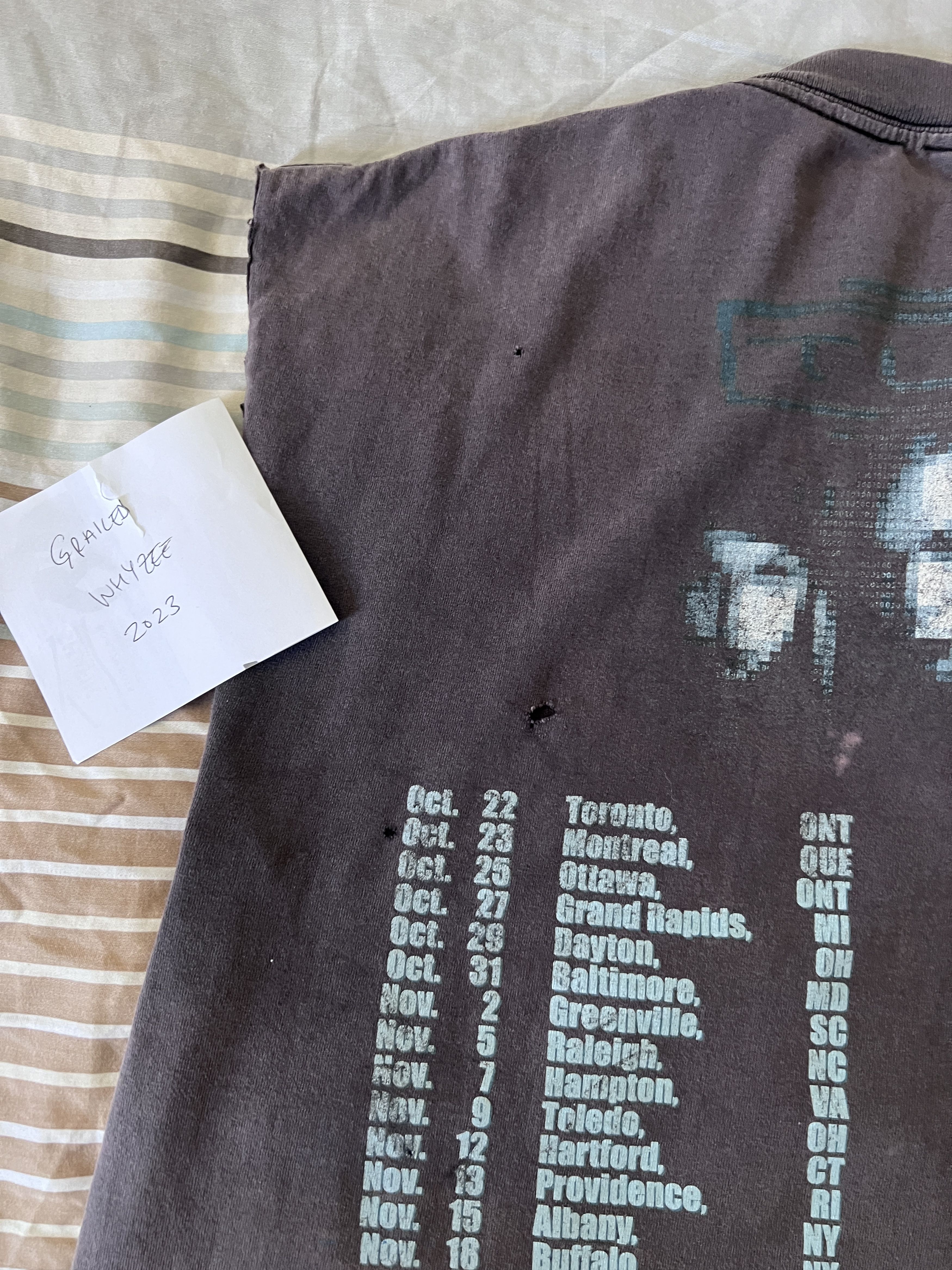 Vintage RARE Vintage TLC 'Fanmail' Tour Cut-off T-Shirt Size US XL / EU 56 / 4 - 5 Thumbnail