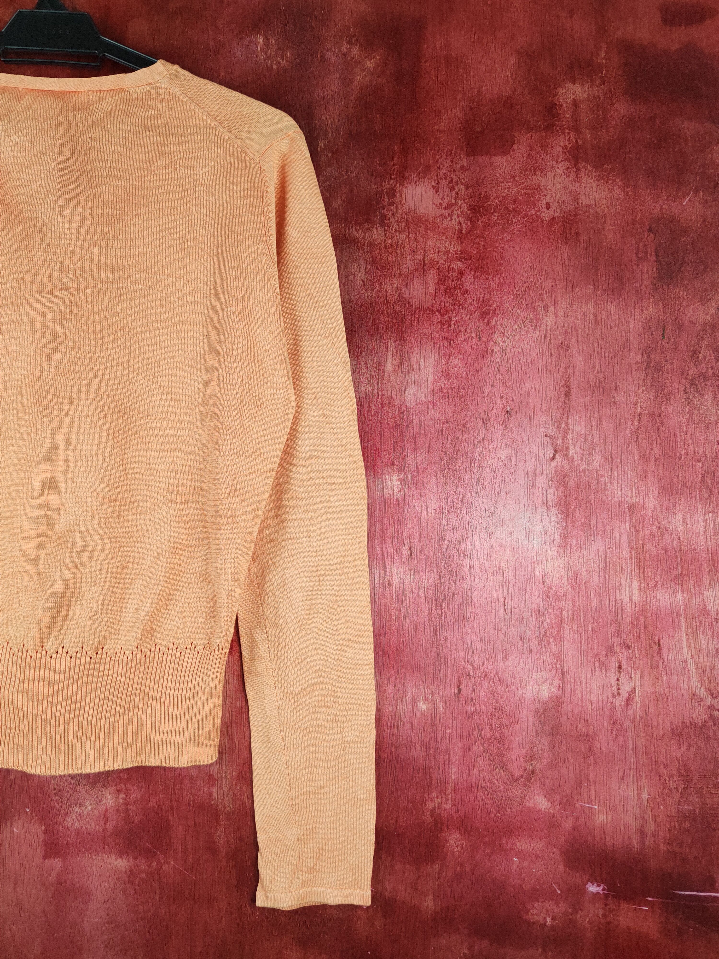 Japanese Brand Lautrēamont Orange Knitwear Cardigan #S1177 Size S / US 4 / IT 40 - 9 Thumbnail