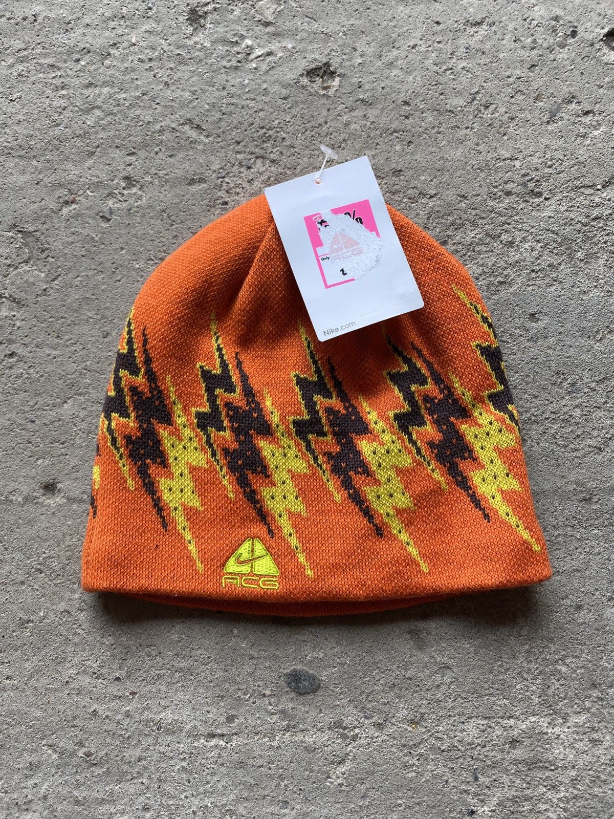 90s NIKE BigSwooshBeanie BURGUNDY×YELLOW 90s NIKE BigSwooshBeanie BURGUNDY×YELLOW 90s NIKE