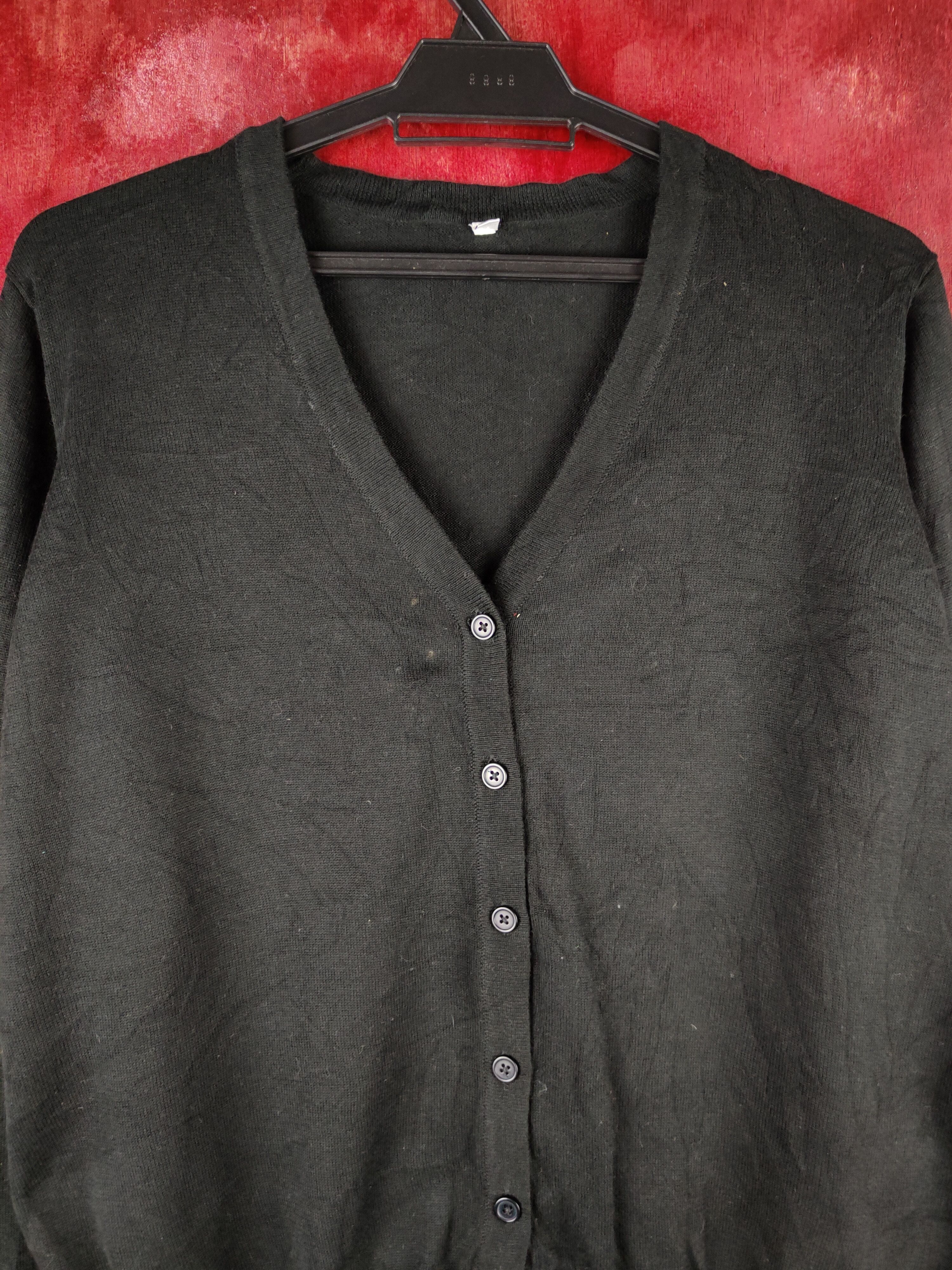 Japanese Brand Japanese Brand Black Knitwear Cardigan #S1176 Size L / US 10 / IT 46 - 2 Thumbnail