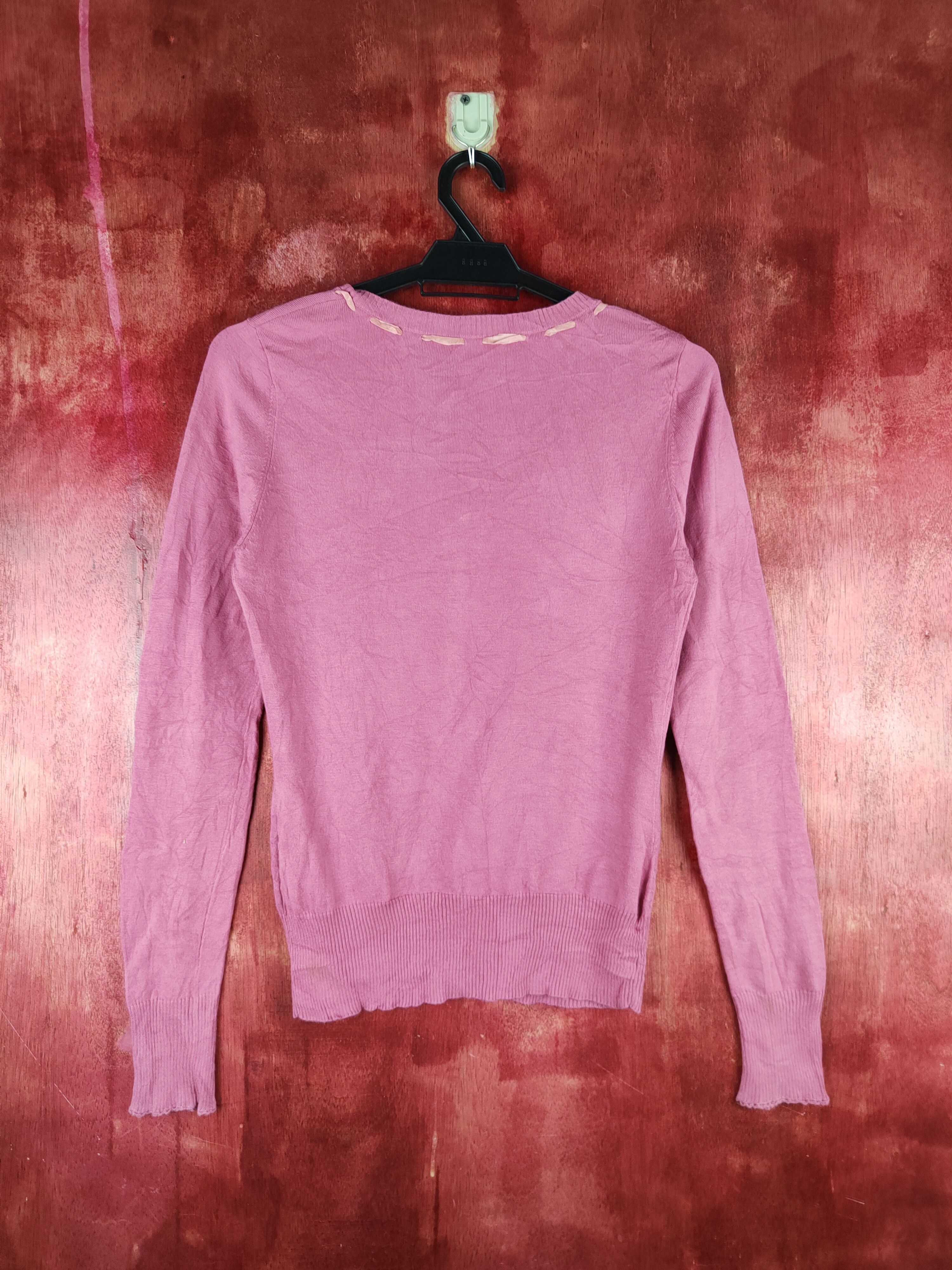 Japanese Brand Jill Stuart Rose Pink Knitwear Cardigan #S1175 Size S / US 4 / IT 40 - 7 Thumbnail