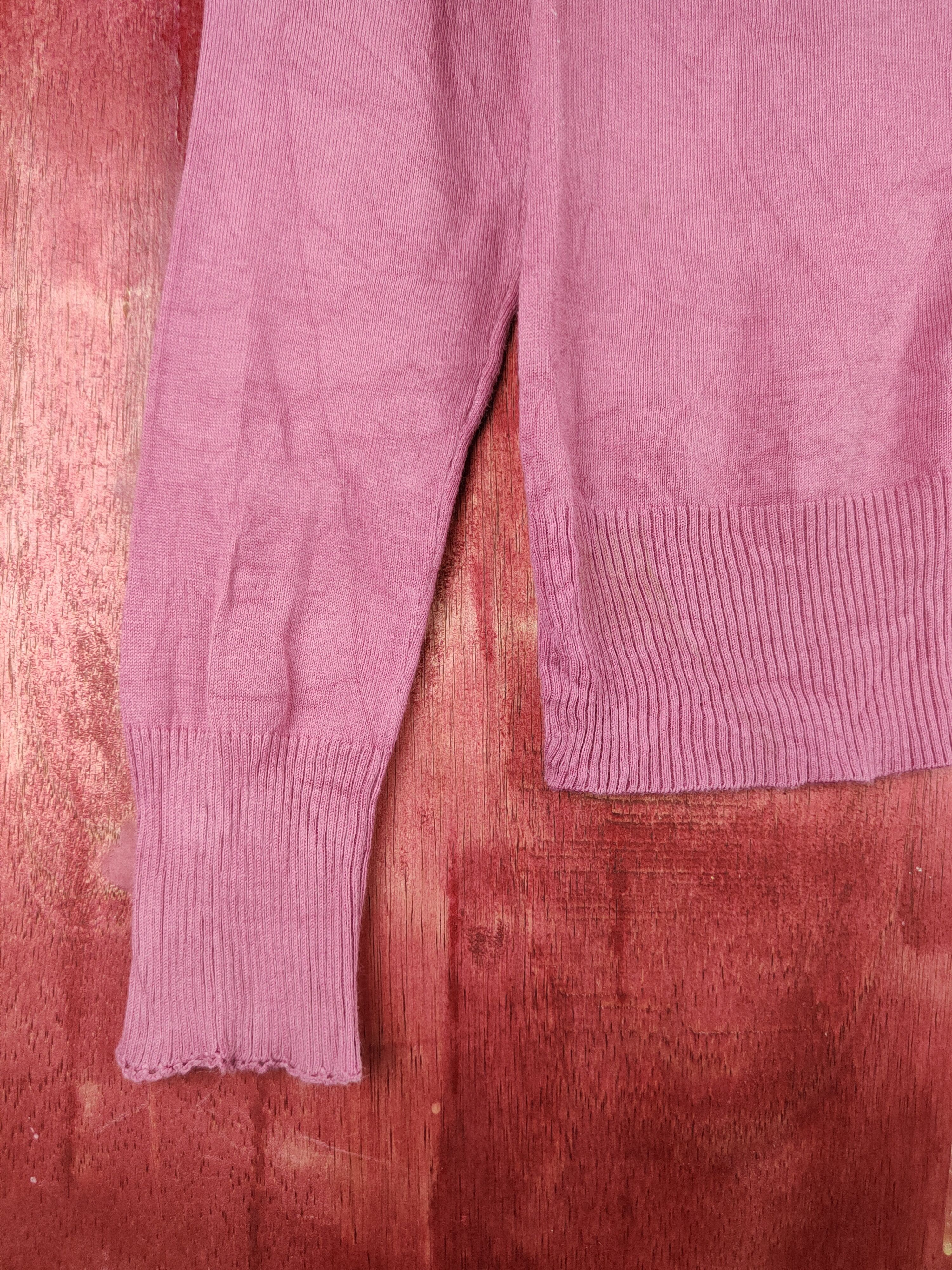 Japanese Brand Jill Stuart Rose Pink Knitwear Cardigan #S1175 Size S / US 4 / IT 40 - 4 Thumbnail