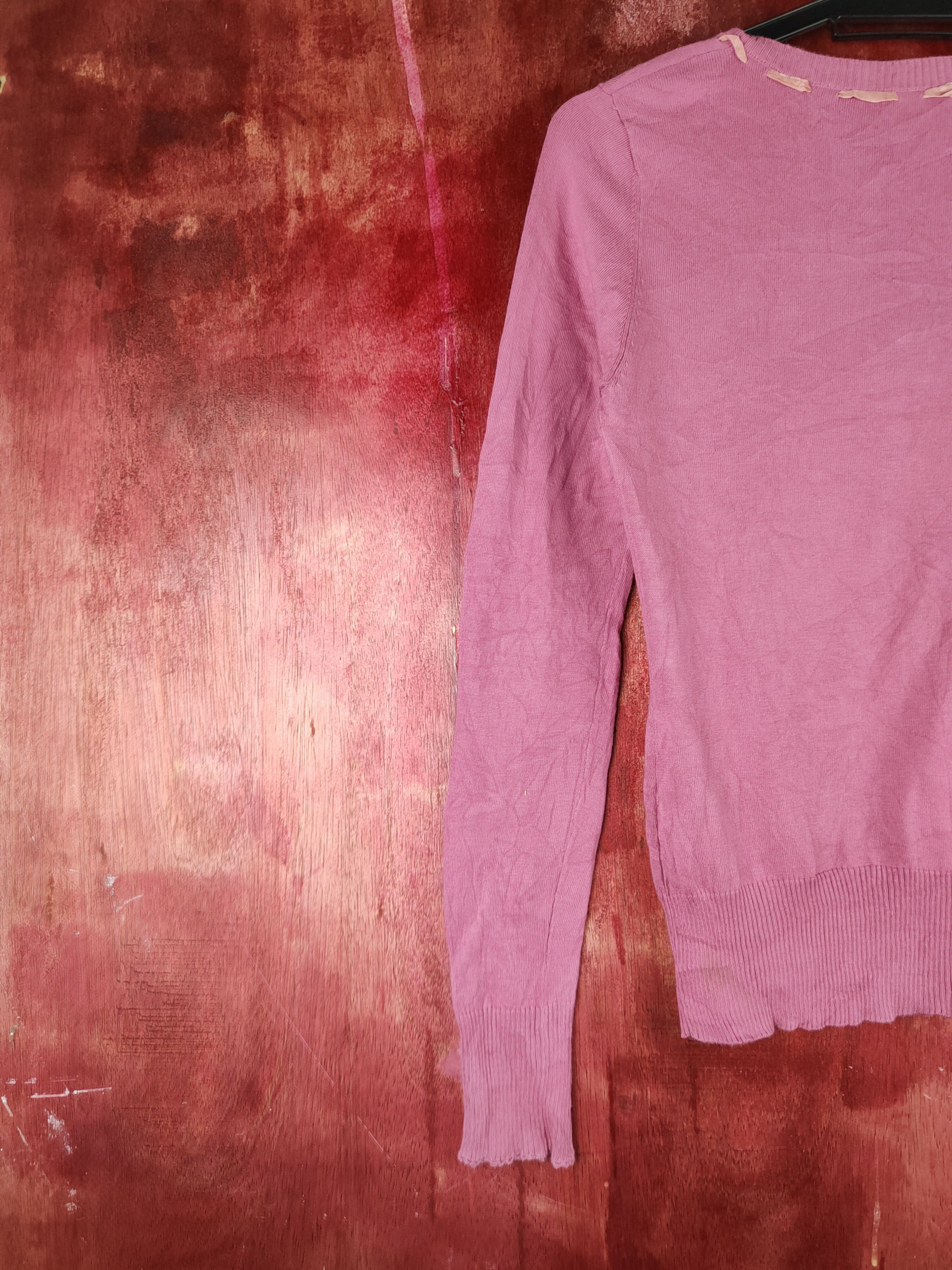 Japanese Brand Jill Stuart Rose Pink Knitwear Cardigan #S1175 Size S / US 4 / IT 40 - 8 Thumbnail