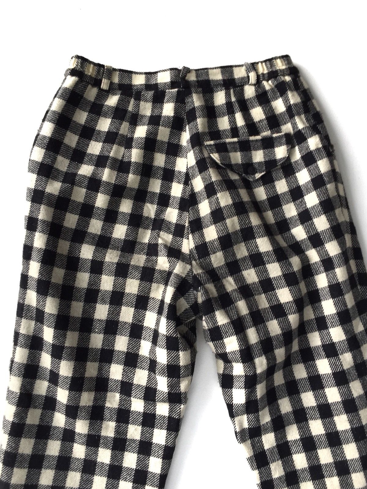 Vintage Vintage Wool Checkered Plaid Trousers Pants Size US 26 / EU 42 - 3 Thumbnail