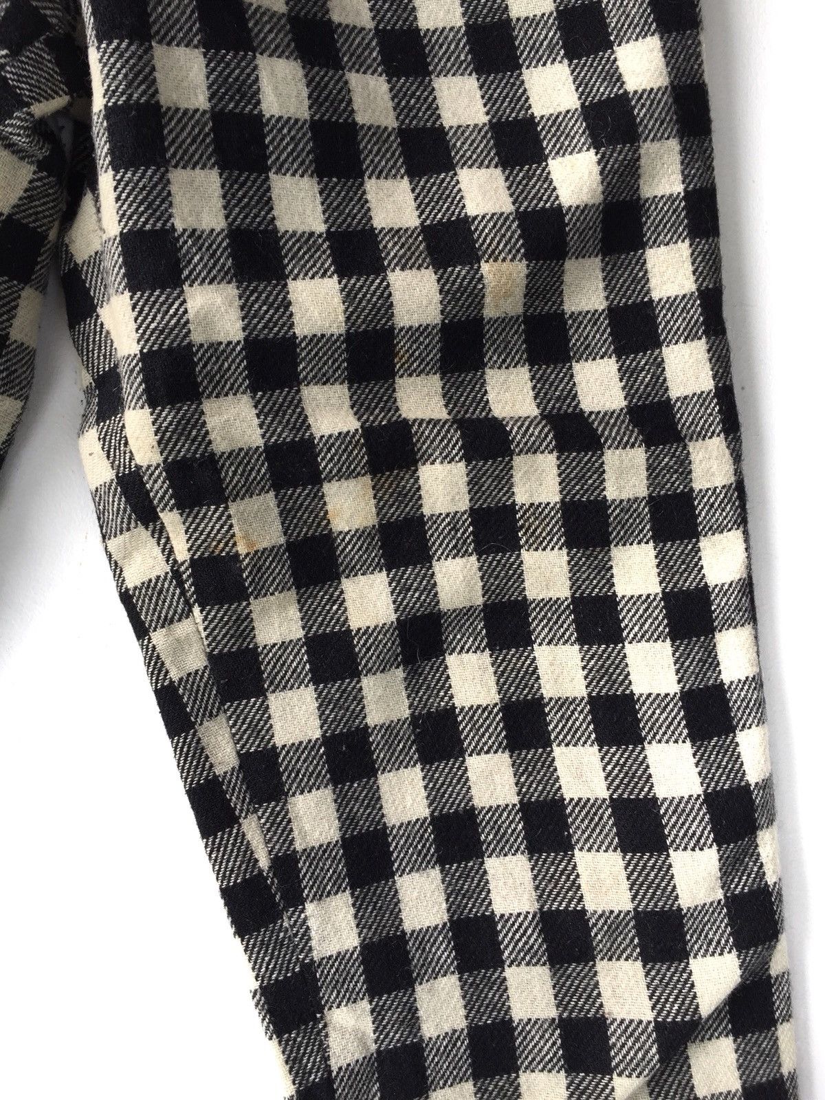 Vintage Vintage Wool Checkered Plaid Trousers Pants Size US 26 / EU 42 - 5 Thumbnail