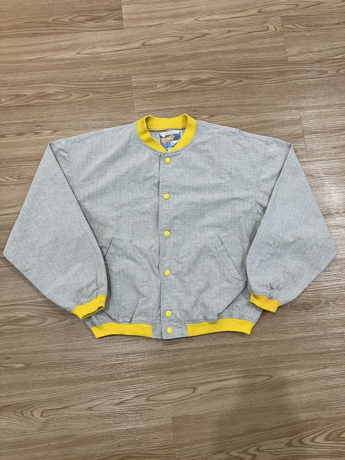 Japanese Brand × Toyo Enterprises × Vintage 🔥MEGA RARE🔥Toyo Enterprise Varsity Baseball Button Jacket Size US S / EU 44-46 / 1 - 2 Thumbnail
