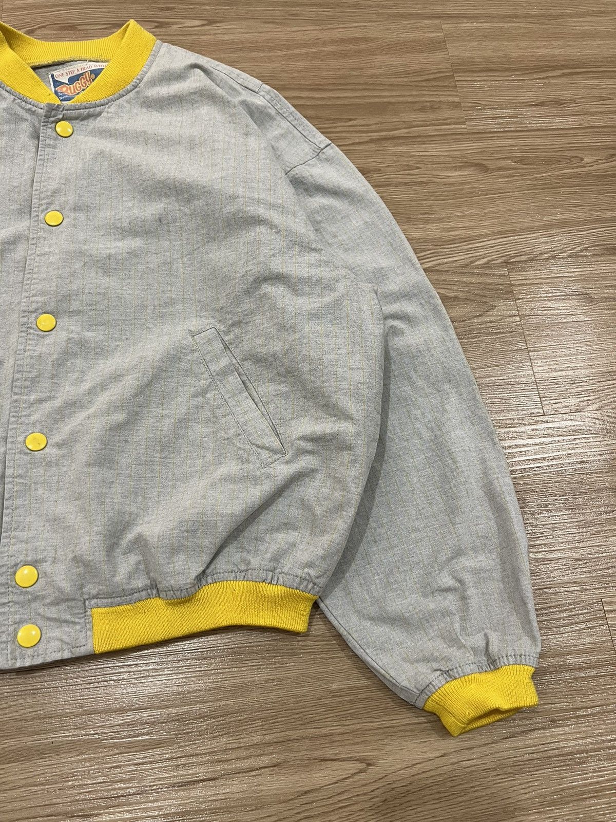 Japanese Brand × Toyo Enterprises × Vintage 🔥MEGA RARE🔥Toyo Enterprise Varsity Baseball Button Jacket Size US S / EU 44-46 / 1 - 4 Thumbnail