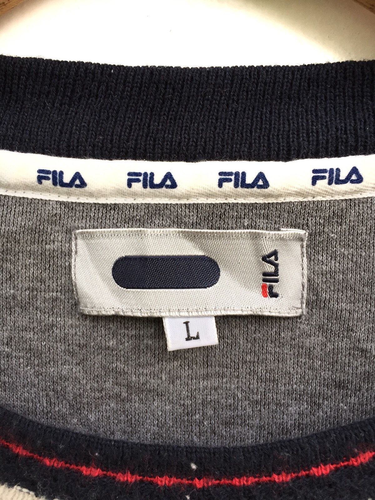 Fila vintage Fila Spell Out Logo Sweatshirt Size US L / EU 52-54 / 3 - 6 Thumbnail
