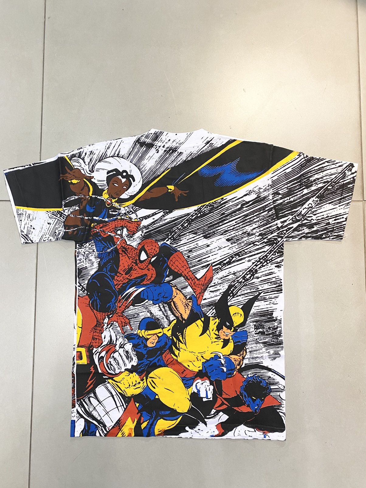 Marvel Comics Spiderman Xmen bootleg Tee L XL XXL Marvels Supreme Size US L / EU 52-54 / 3 - 3 Thumbnail