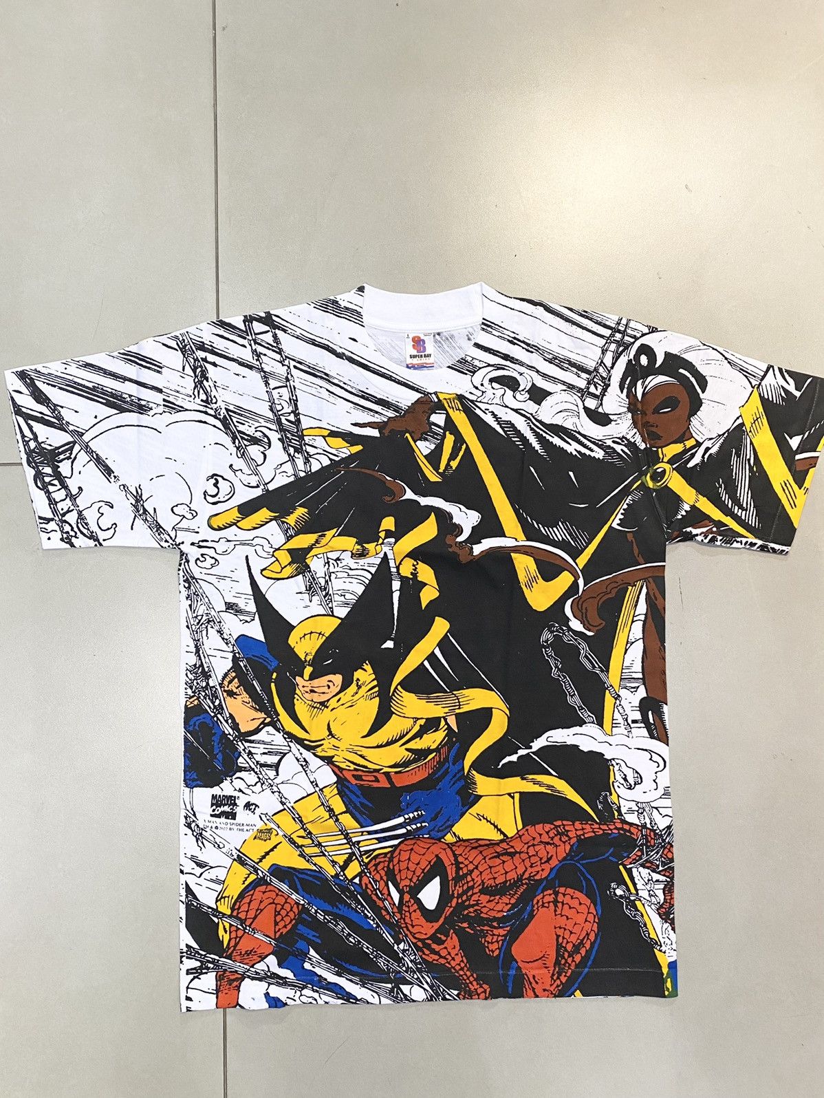 Marvel Comics Spiderman Xmen bootleg Tee L XL XXL Marvels Supreme Size US L / EU 52-54 / 3 - 1 Thumbnail