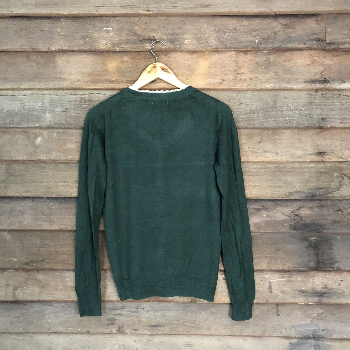 Japanese Brand Africation Green Patterned Cardigans #7298 Size M / US 6-8 / IT 42-44 - 9 Thumbnail