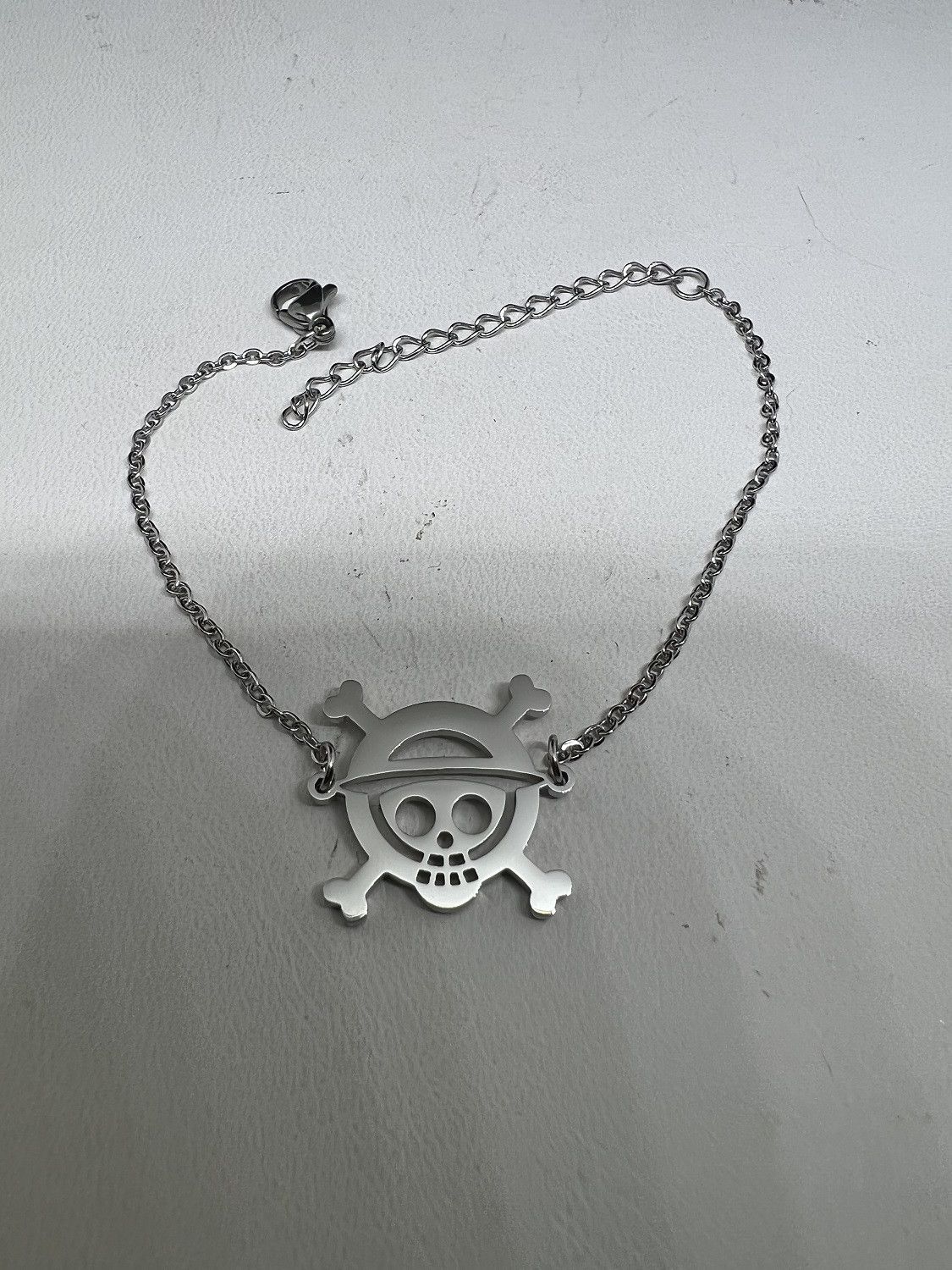 Jewelry Skull Silver Chain Bracelet Size ONE SIZE - 1 Thumbnail