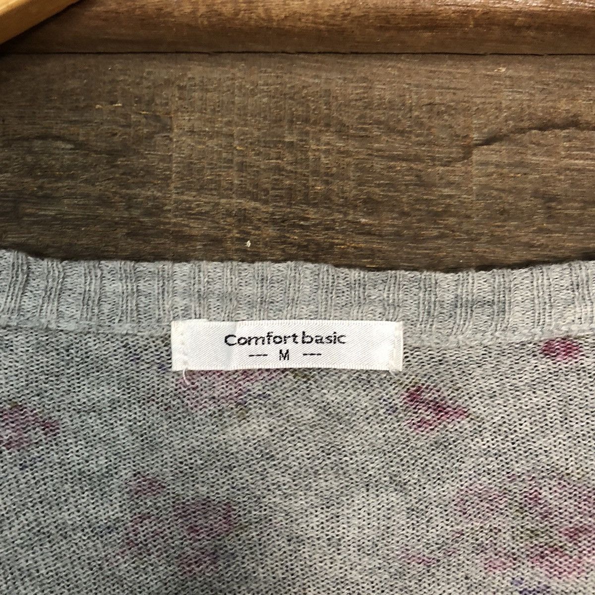 Homespun Knitwear Comdout fullprint Basic Grey Cardigan Knitwear #7296 Size S / US 4 / IT 40 - 8 Thumbnail