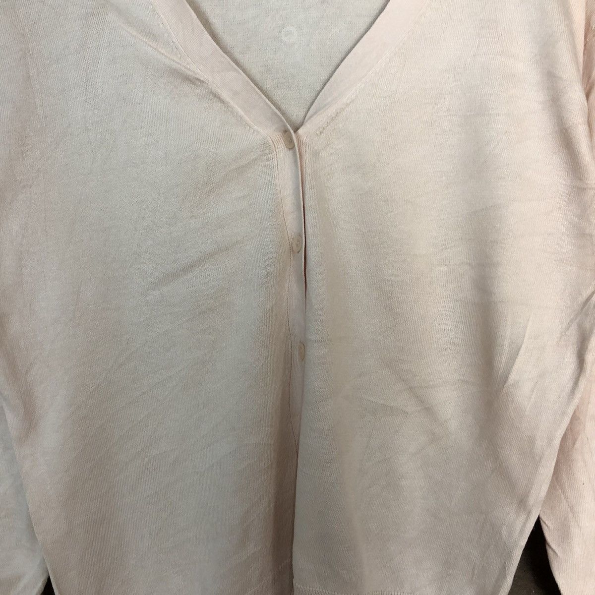 Uniqlo Uniqlo Cream Patterned Cardigans #7278 Size M / US 6-8 / IT 42-44 - 5 Thumbnail