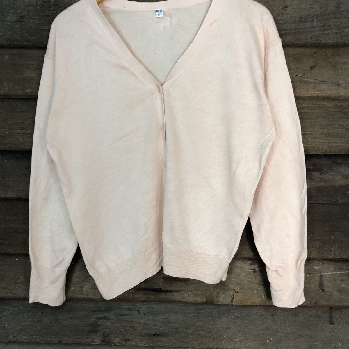 Uniqlo Uniqlo Cream Patterned Cardigans #7278 Size M / US 6-8 / IT 42-44 - 3 Thumbnail