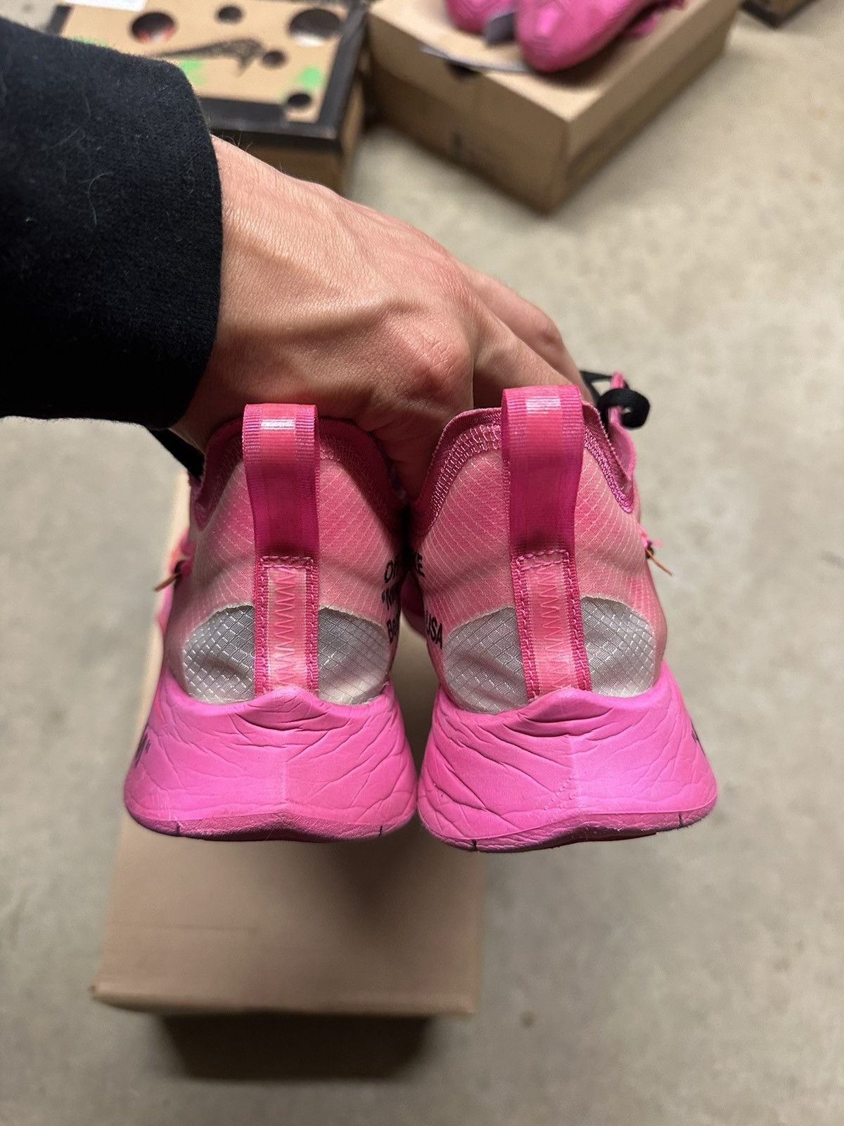 Nike × Off-White Nike off white zoom fly pink Size US 9 / EU 42 - 4 Thumbnail