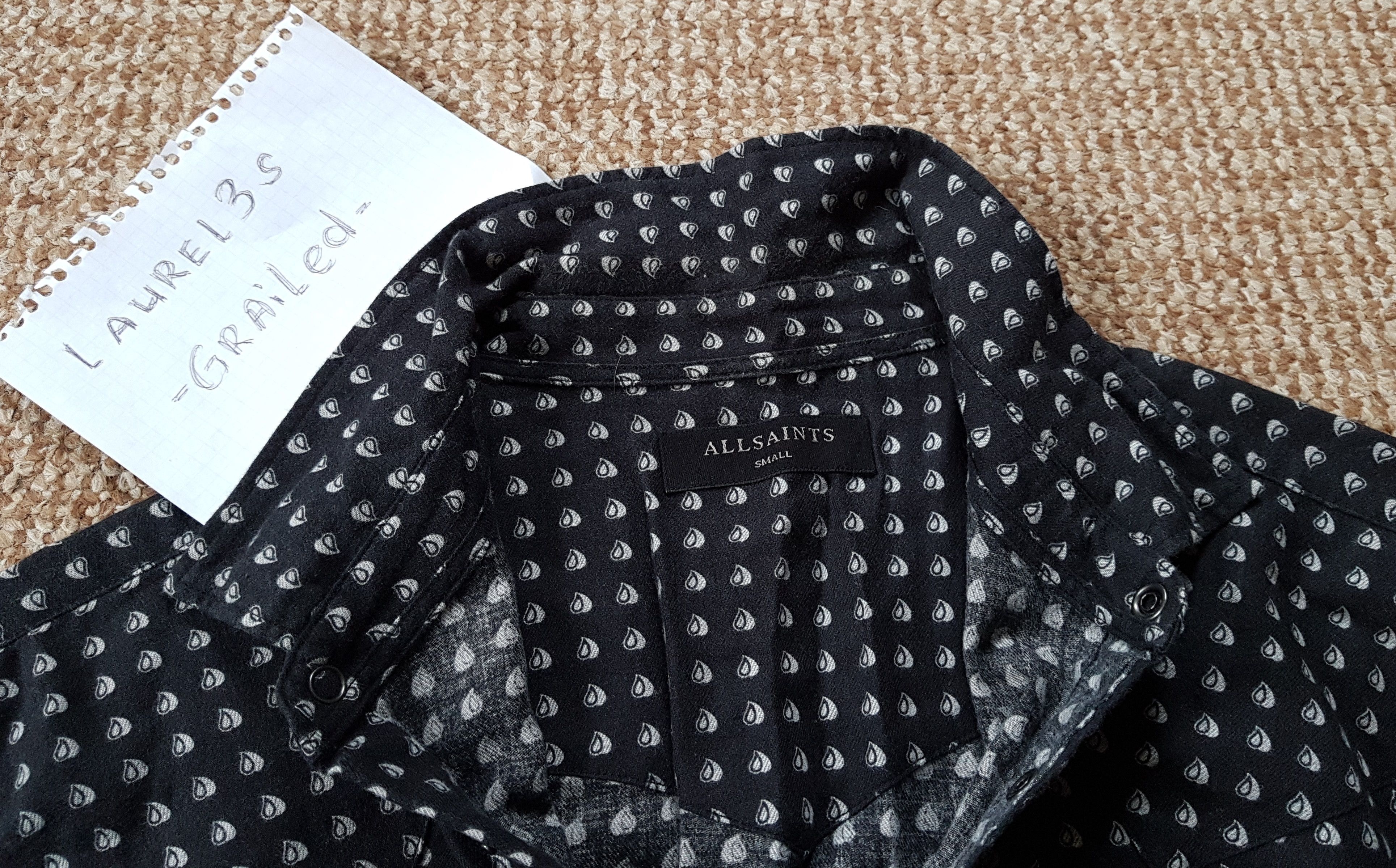 Allsaints ALLSAINTS Tahoe Long Sleeve Shirt Size US S / EU 44-46 / 1 - 6 Thumbnail
