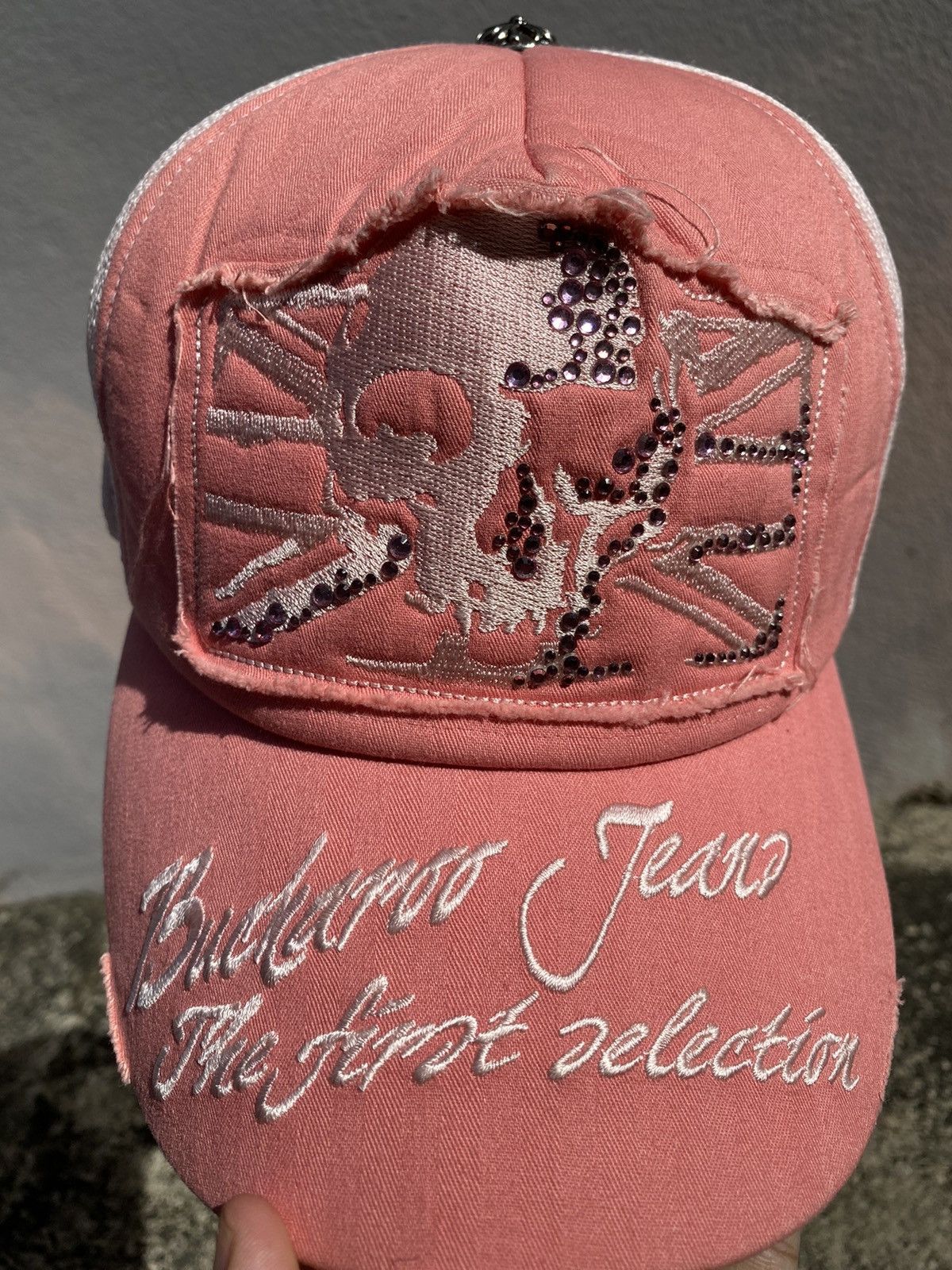 Japanese Brand Buckaroo Jeans Ripoff Chrome Hearts Pink Trucker Cap Size ONE SIZE - 3 Thumbnail