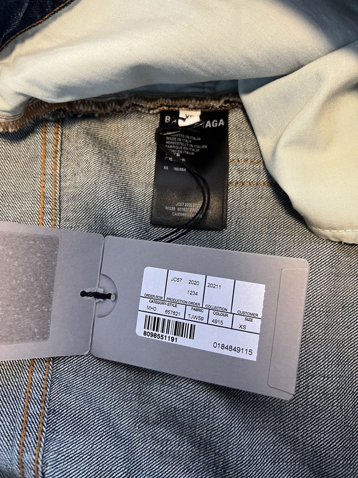 Balenciaga *1260MSRP* Balenciaga Denim Shorts JORTS Sz. XS Size US 30 / EU 46 - 9 Thumbnail