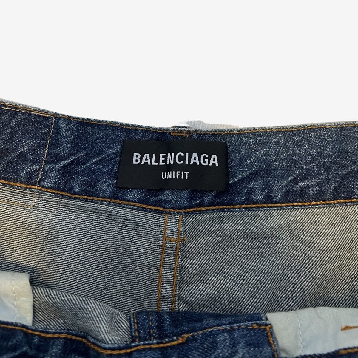 Balenciaga *1260MSRP* Balenciaga Denim Shorts JORTS Sz. L Size US 36 / EU 52 - 8 Thumbnail