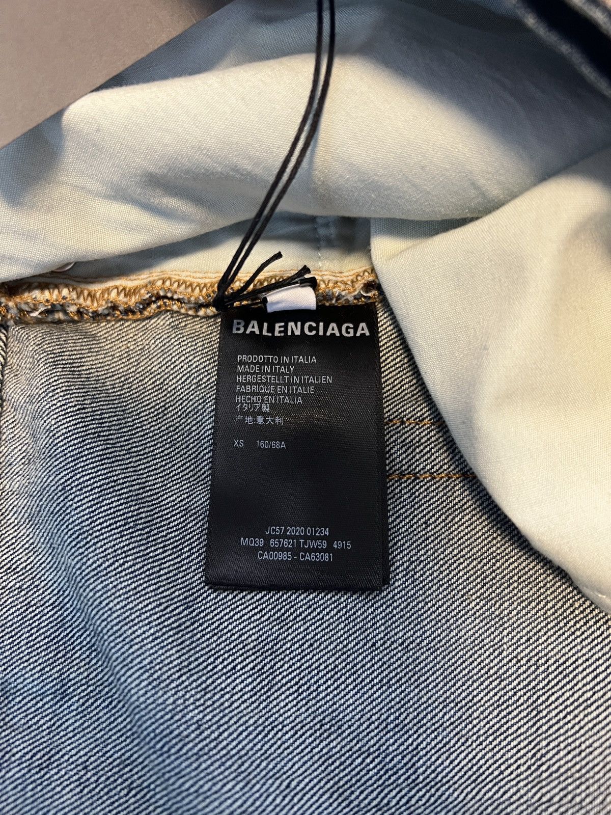 Balenciaga *1260MSRP* Balenciaga Denim Shorts JORTS Sz. XS Size US 30 / EU 46 - 10 Thumbnail